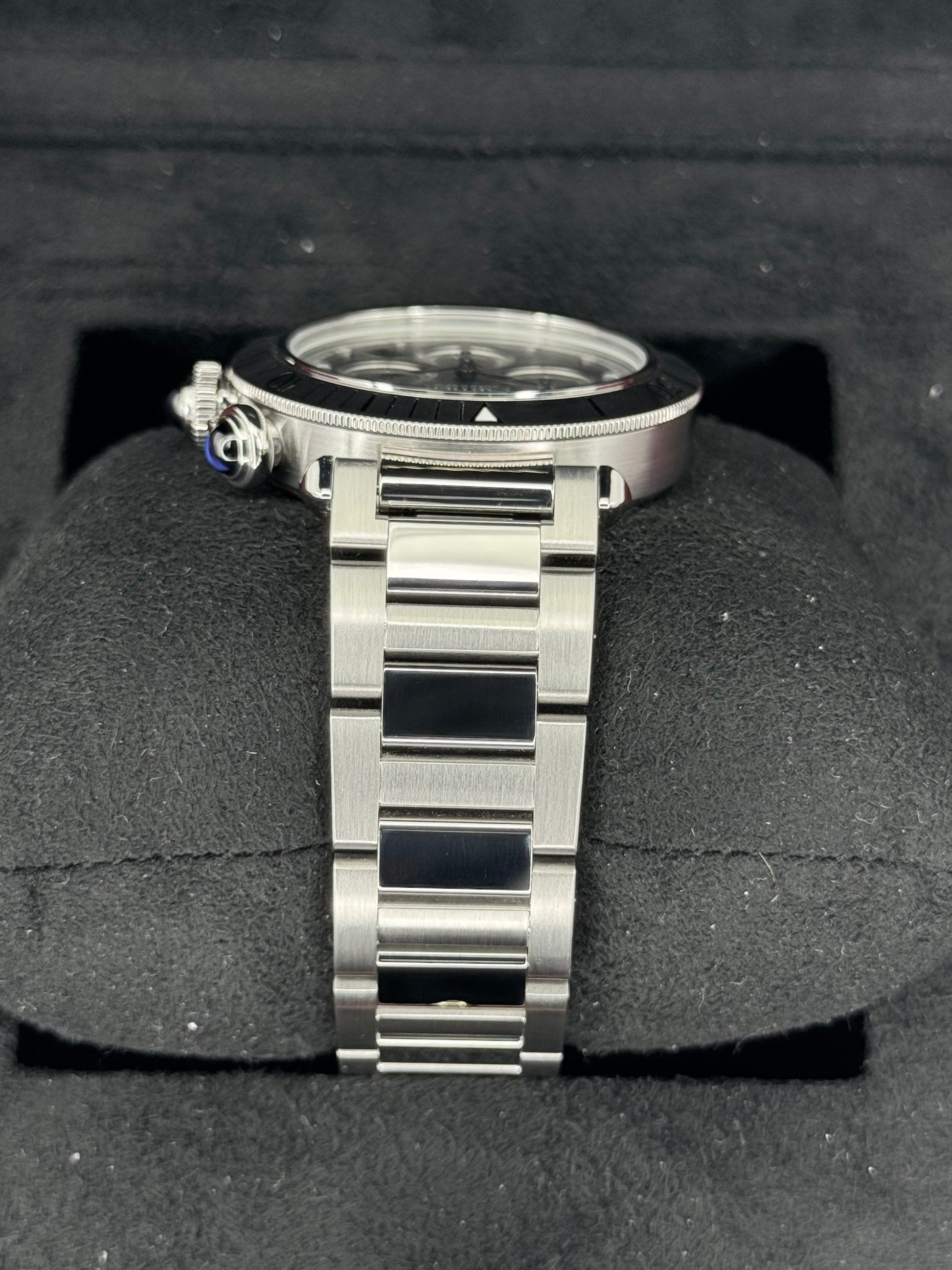 NEW 2023 Cartier Pasha 41mm Wspa0027 Chronograph Grey Dial - MyWatchLLC
