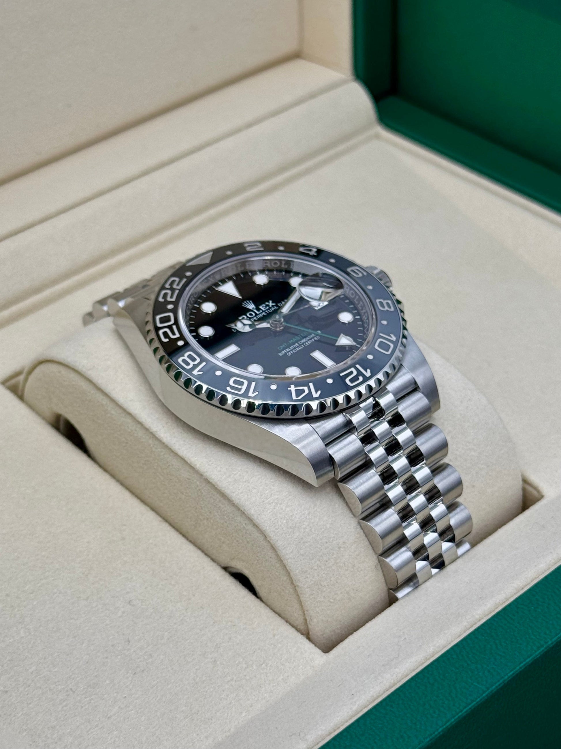 NEW 2025 Rolex GMT-Master II "Bruce Wayne" 40mm 126710GRNR Jubilee - MyWatchLLC