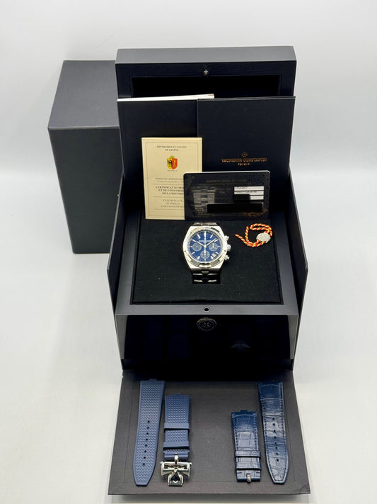 2020 Vacheron Constantin Overseas 42.5mm 5500V Stainless Blue Dial - MyWatchLLC