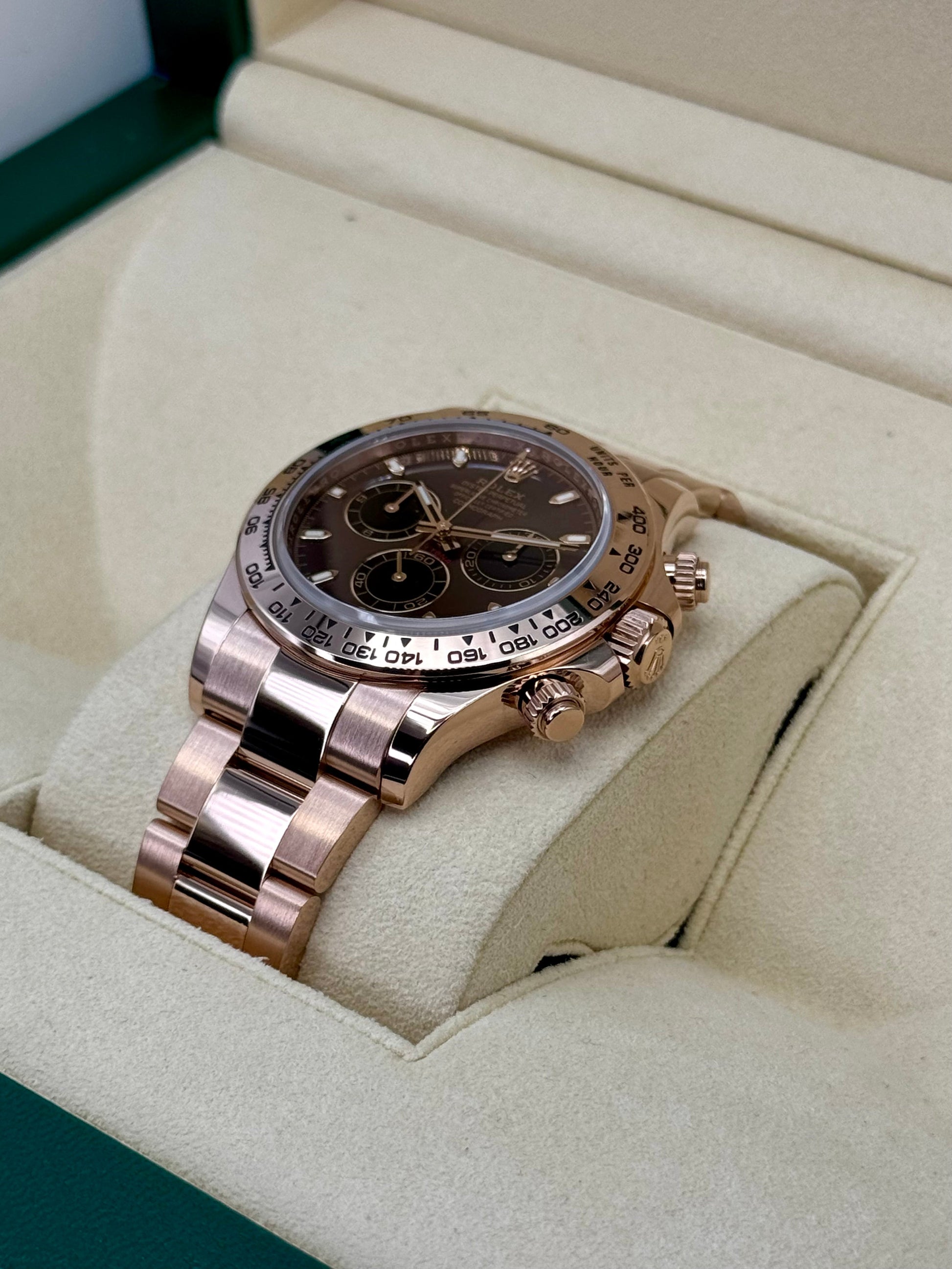 2023 Rolex Daytona 40mm 116505 Rose Gold Chocolate Dial - MyWatchLLC