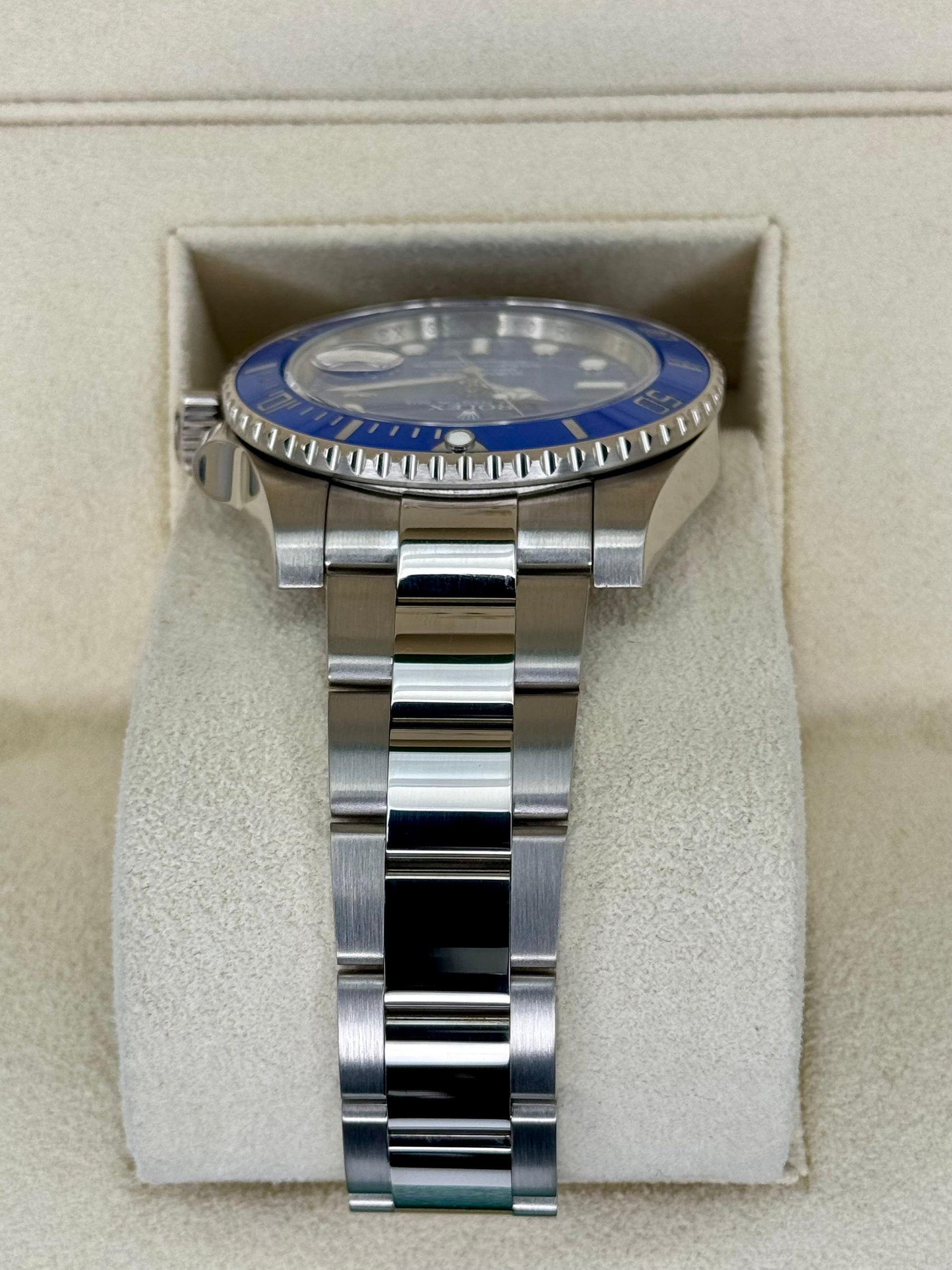 2012 Rolex Submariner Date "Smurf" 40mm 116619 White Gold Blue Dial - MyWatchLLC
