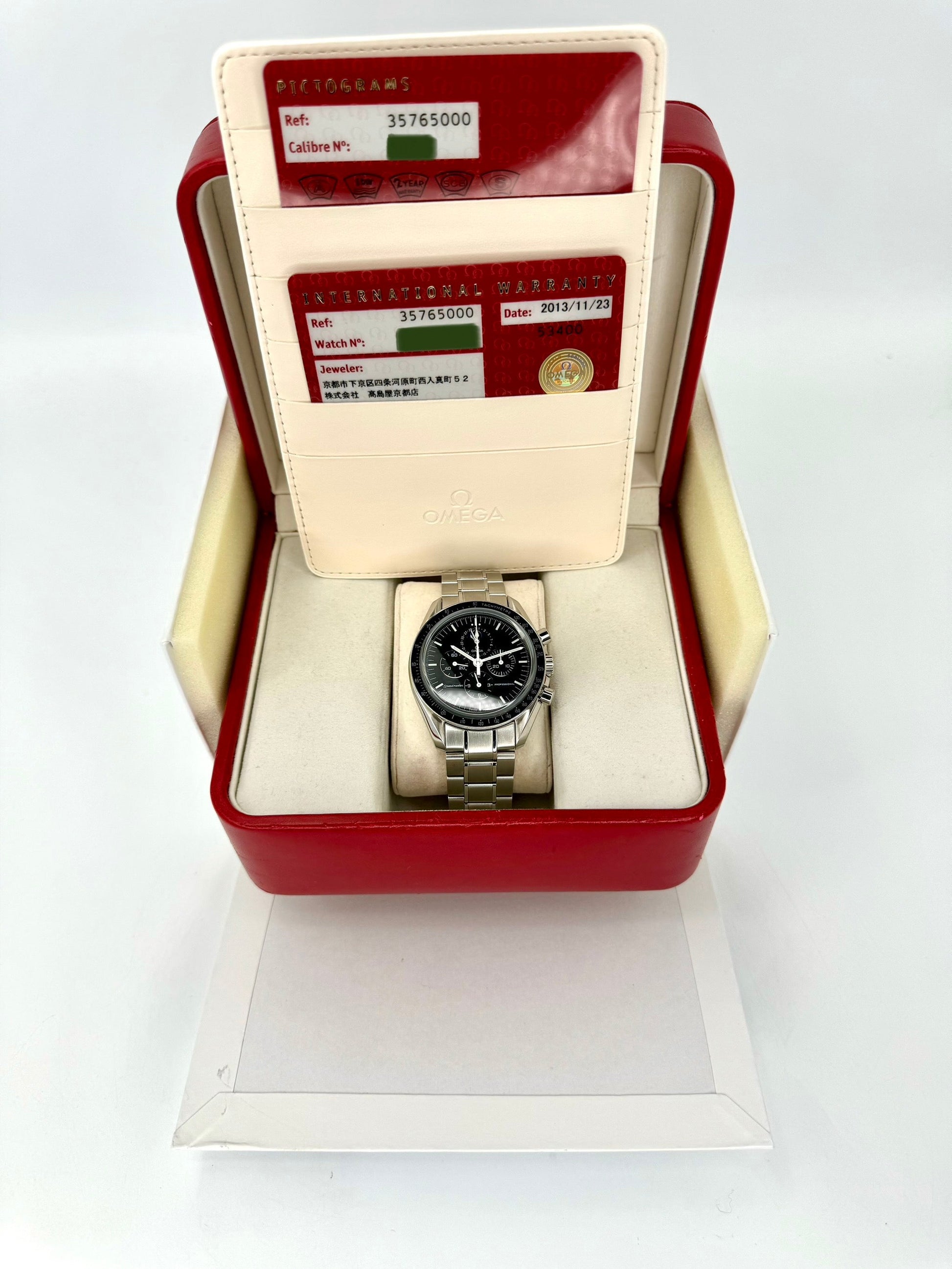 2013 Omega Speedmaster 42mm 3576.50.00 Professional Moonphase - MyWatchLLC