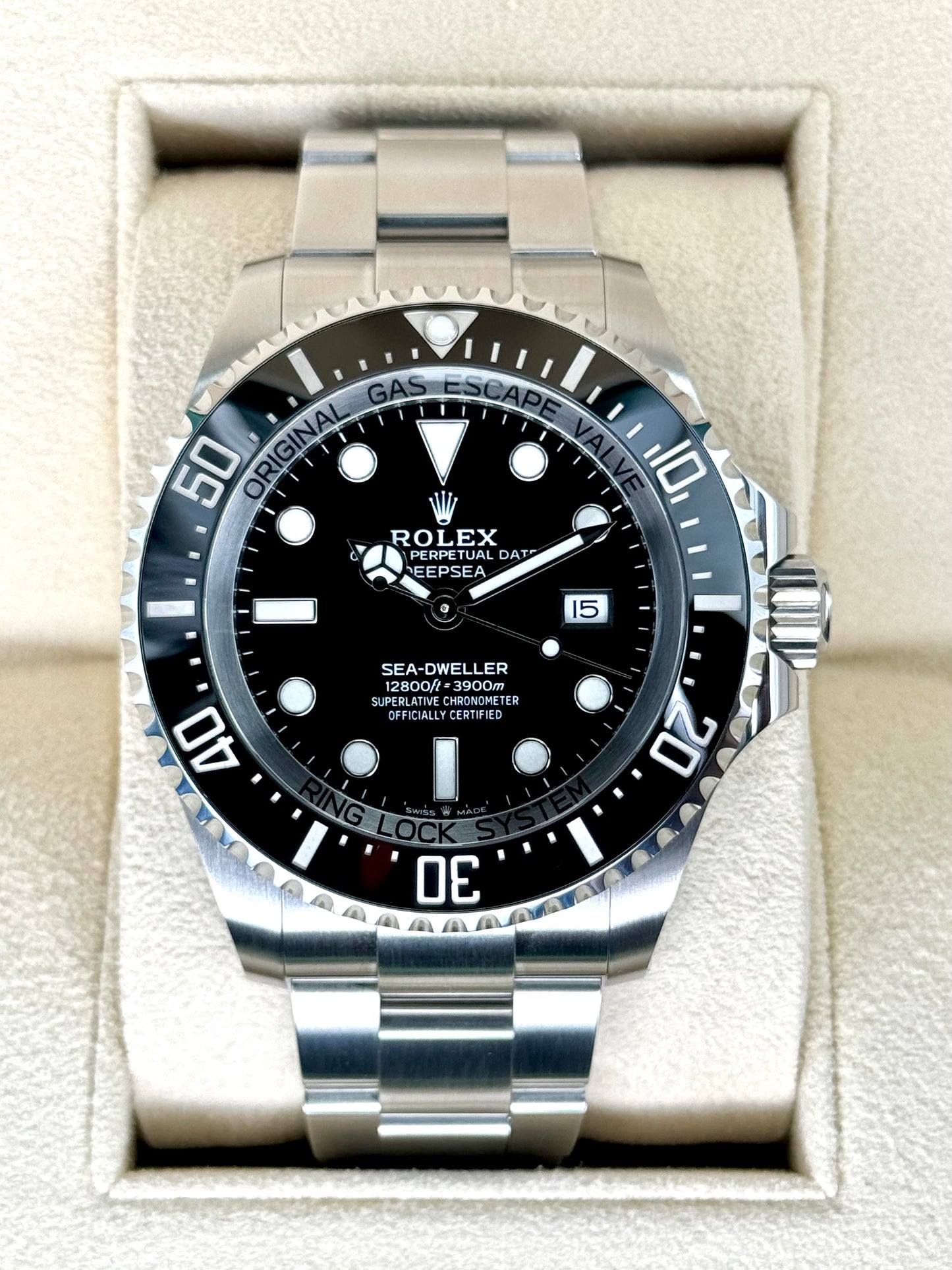 2022 Rolex Deepsea 44mm 126660 Stainless Steel Black Dial - MyWatchLLC