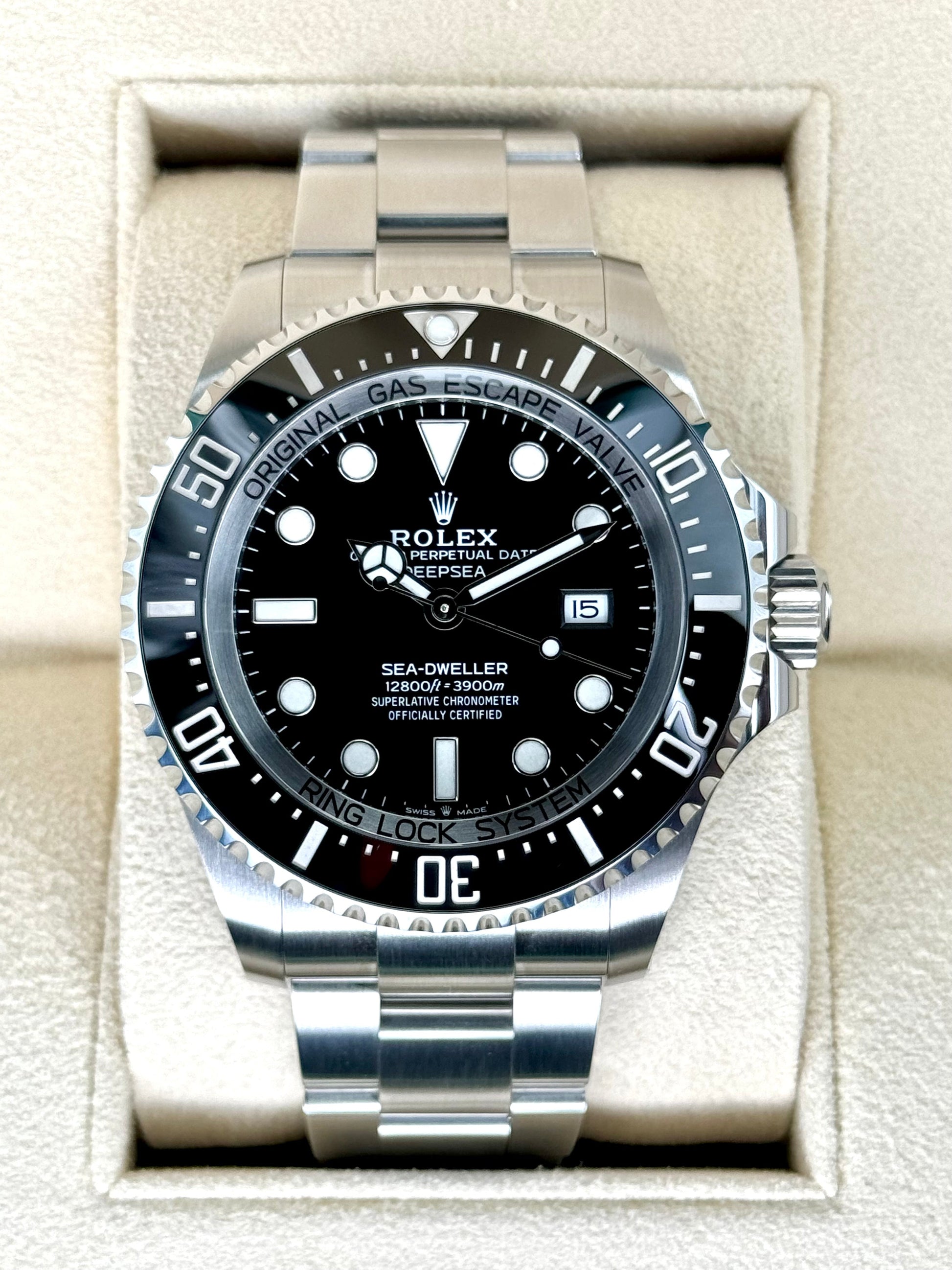 2022 Rolex Deepsea 44mm 126660 Stainless Steel Black Dial - MyWatchLLC