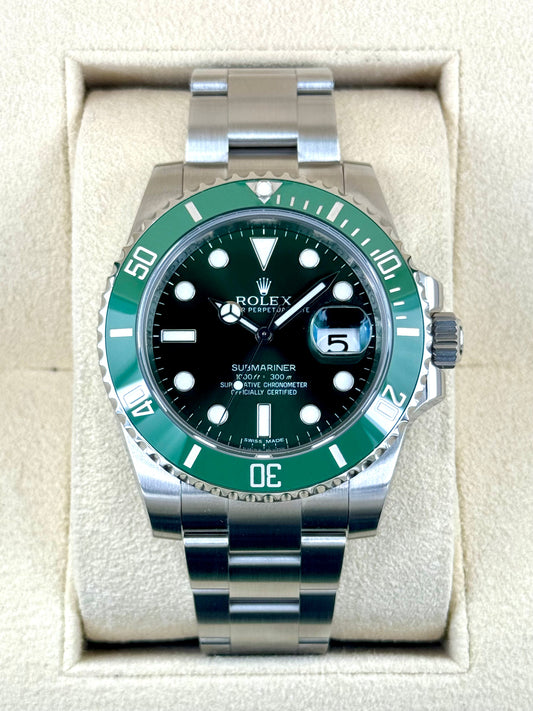 2011 Rolex Submariner "Hulk" 40mm 116610LV Green Dial - MyWatchLLC