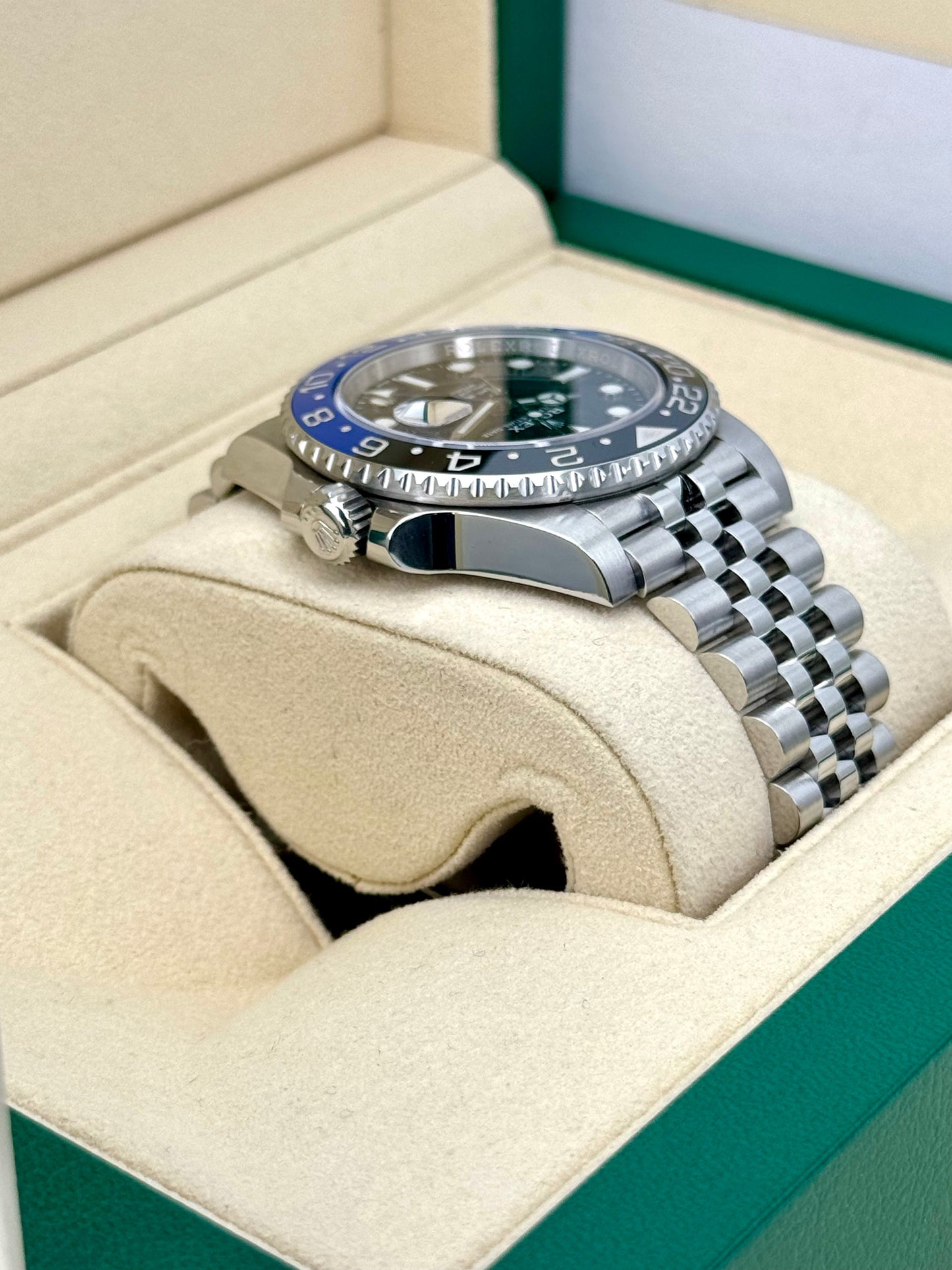 2022 Rolex GMT-Master II "Batgirl" 40mm 126710BLNR Jubilee Black Dial - MyWatchLLC