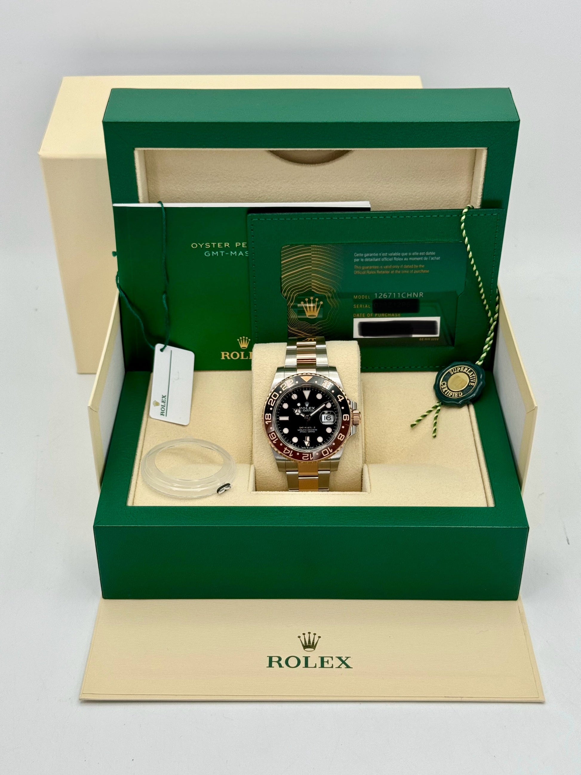 2024 Rolex GMT-Master II "Rootbeer" 40mm 126711CHNR Two-Tone - MyWatchLLC