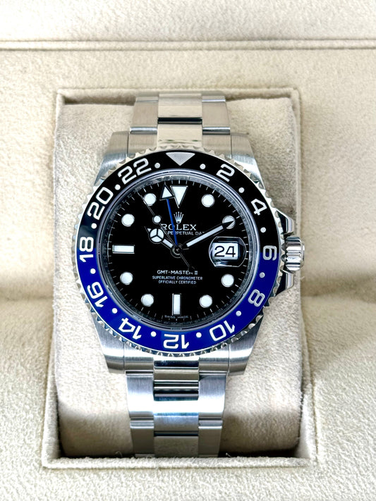2014 Rolex GMT-Master II “Batmanâ€?40mm 116710BLNR Oyster Black Dial - MyWatchLLC