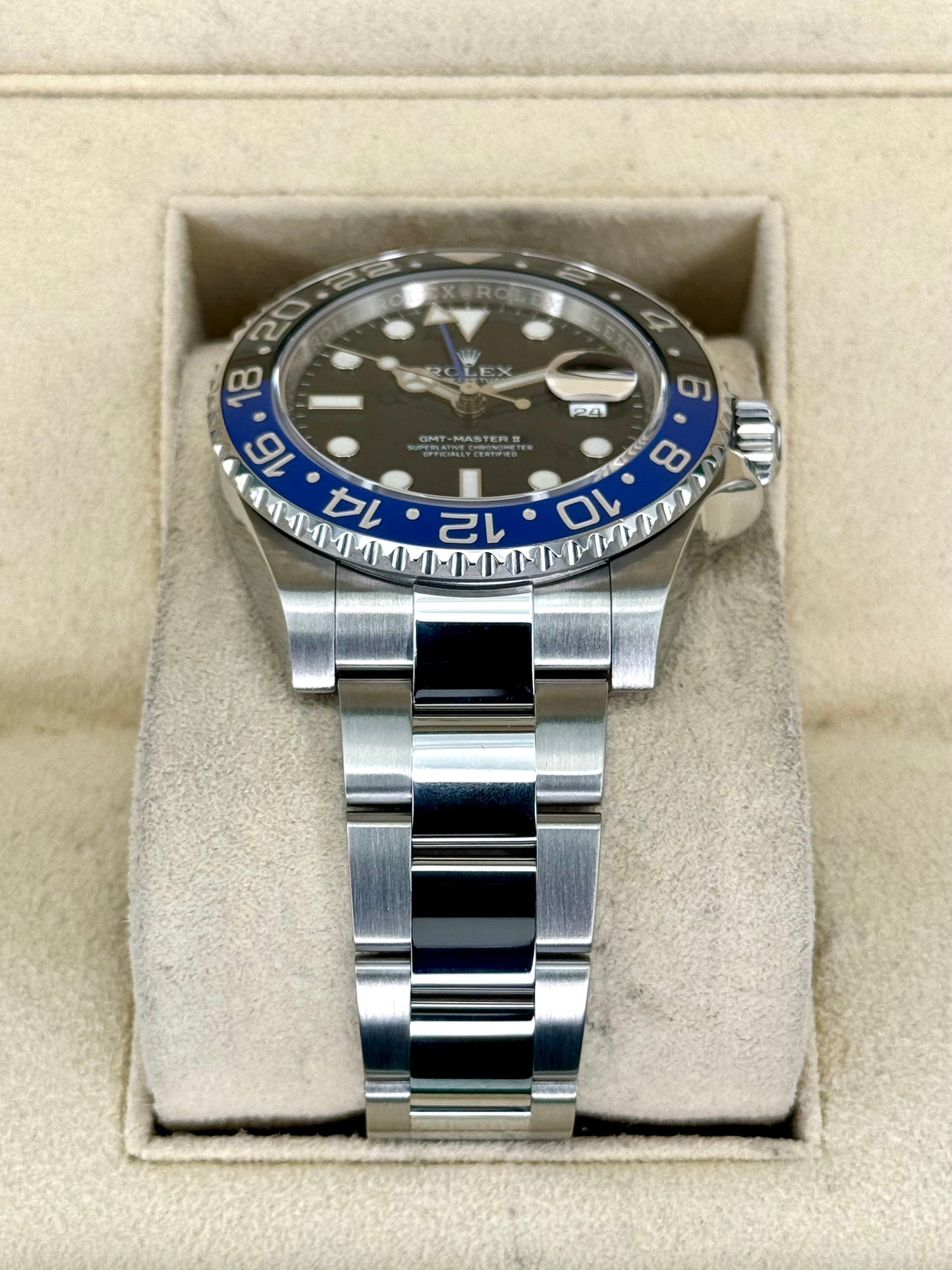 2014 Rolex GMT-Master II “Batmanâ€?40mm 116710BLNR Oyster Black Dial - MyWatchLLC