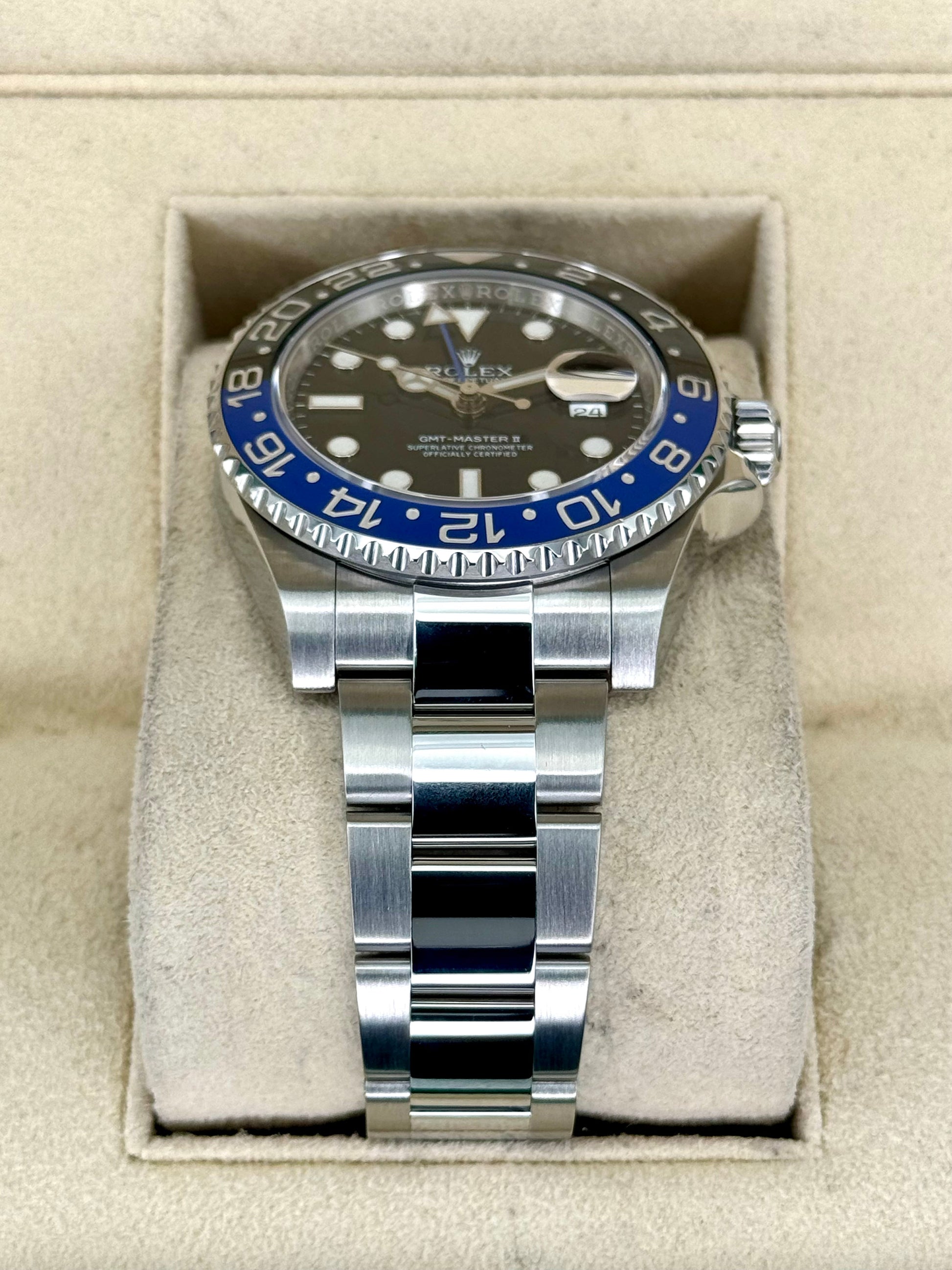 2014 Rolex GMT-Master II “Batmanâ€?40mm 116710BLNR Oyster Black Dial - MyWatchLLC