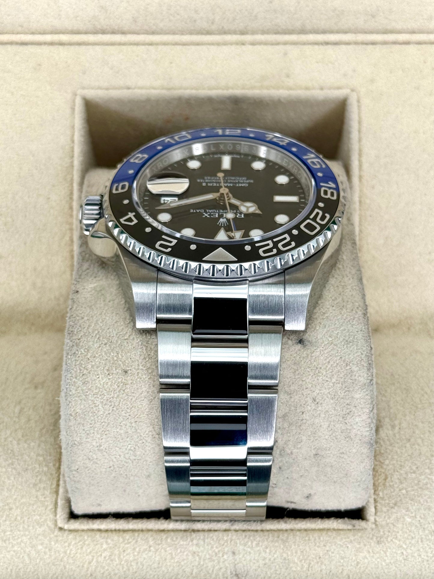 2014 Rolex GMT-Master II “Batmanâ€?40mm 116710BLNR Oyster Black Dial - MyWatchLLC