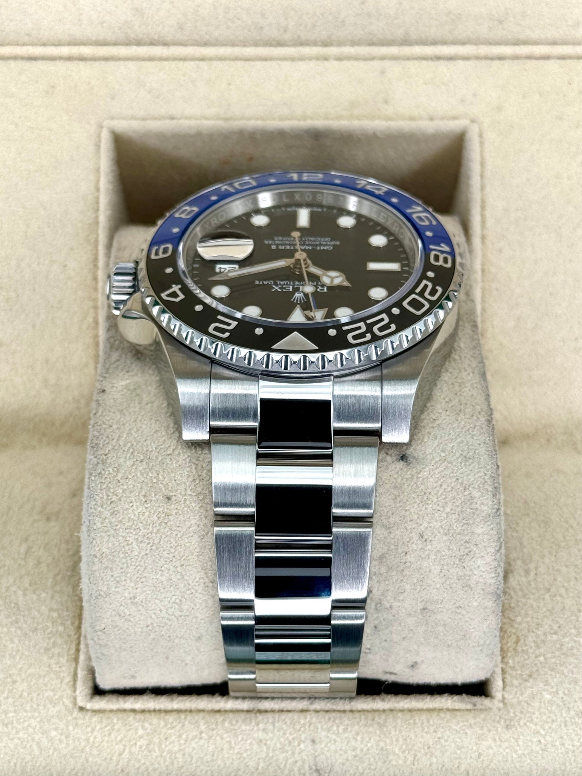 2014 Rolex GMT-Master II “Batmanâ€?40mm 116710BLNR Oyster Black Dial - MyWatchLLC