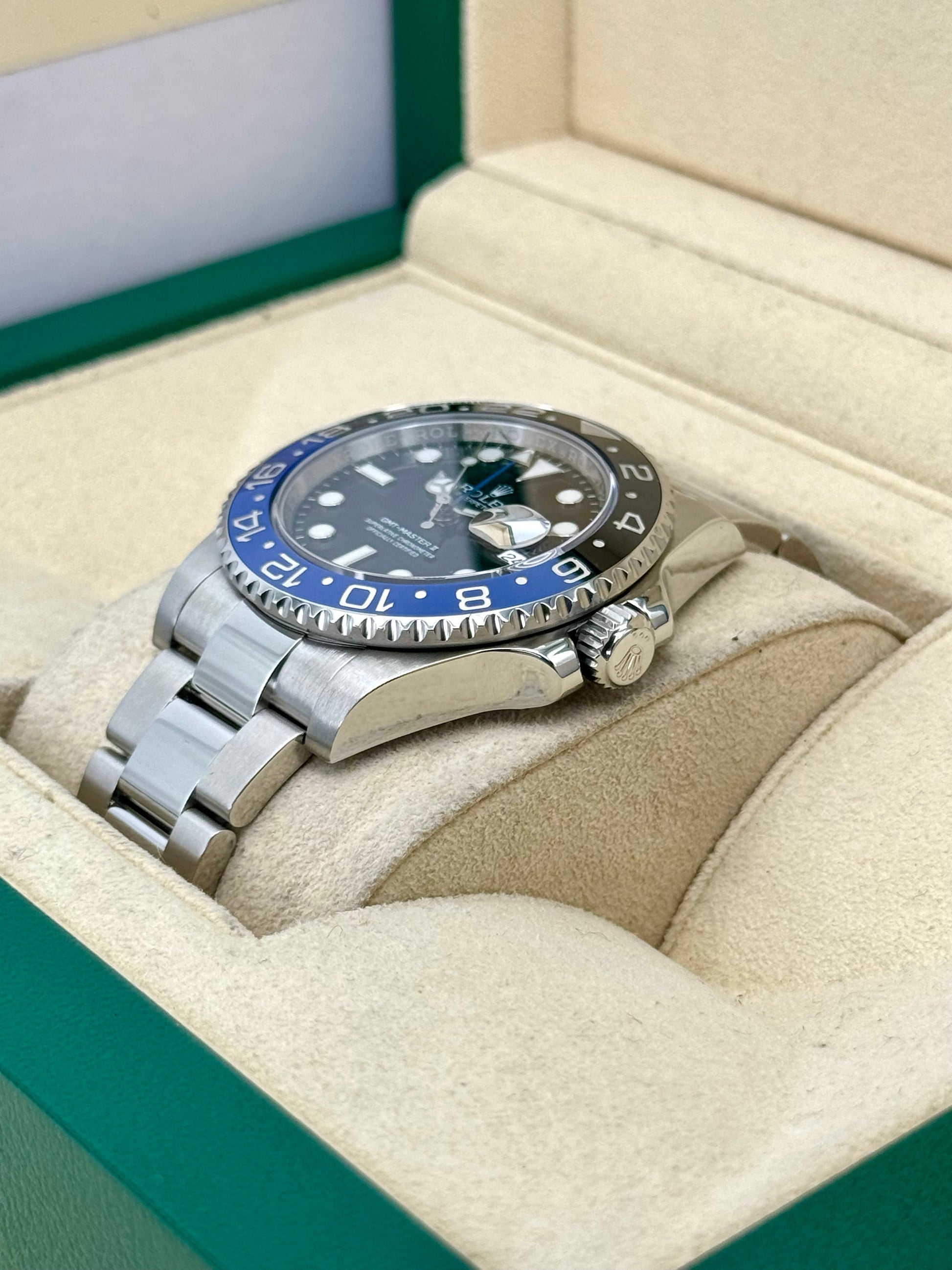 2014 Rolex GMT-Master II “Batmanâ€?40mm 116710BLNR Oyster Black Dial - MyWatchLLC