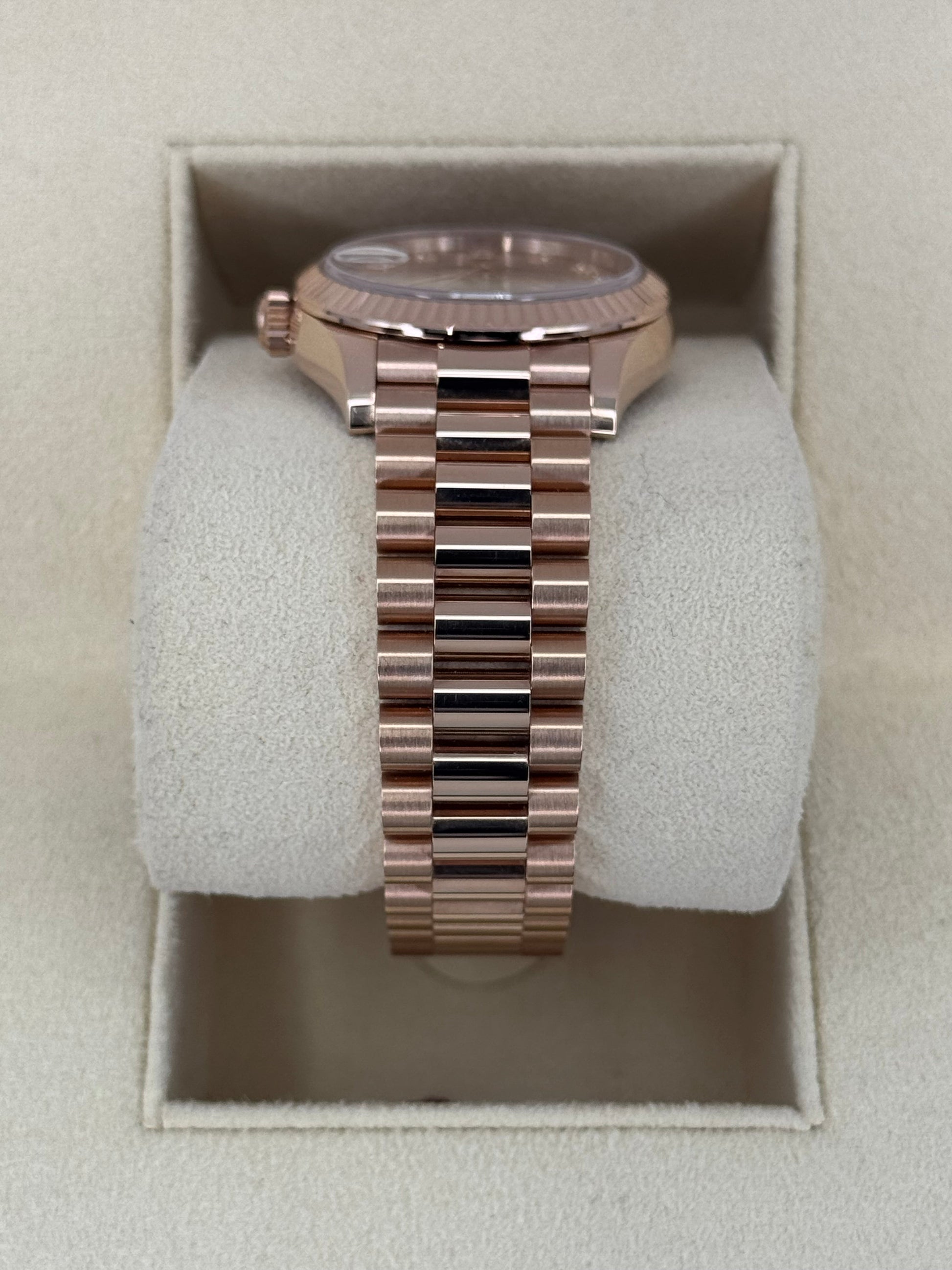 2023 Rolex Datejust 31mm 278275 Rose Gold Rose Diamond Dial - MyWatchLLC