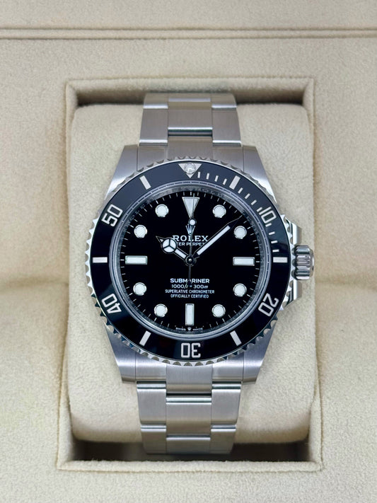 NEW 2024 Rolex Submariner 41mm 124060 Stainless Steel Black Dial - MyWatchLLC