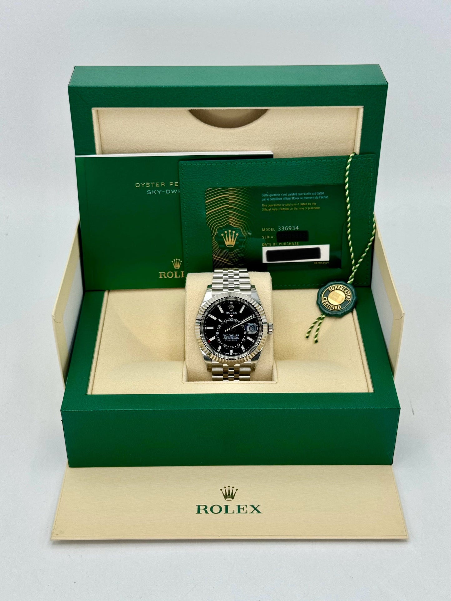 NEW 2024 Rolex Sky-Dweller 42mm 336934 Jubilee Black Dial - MyWatchLLC