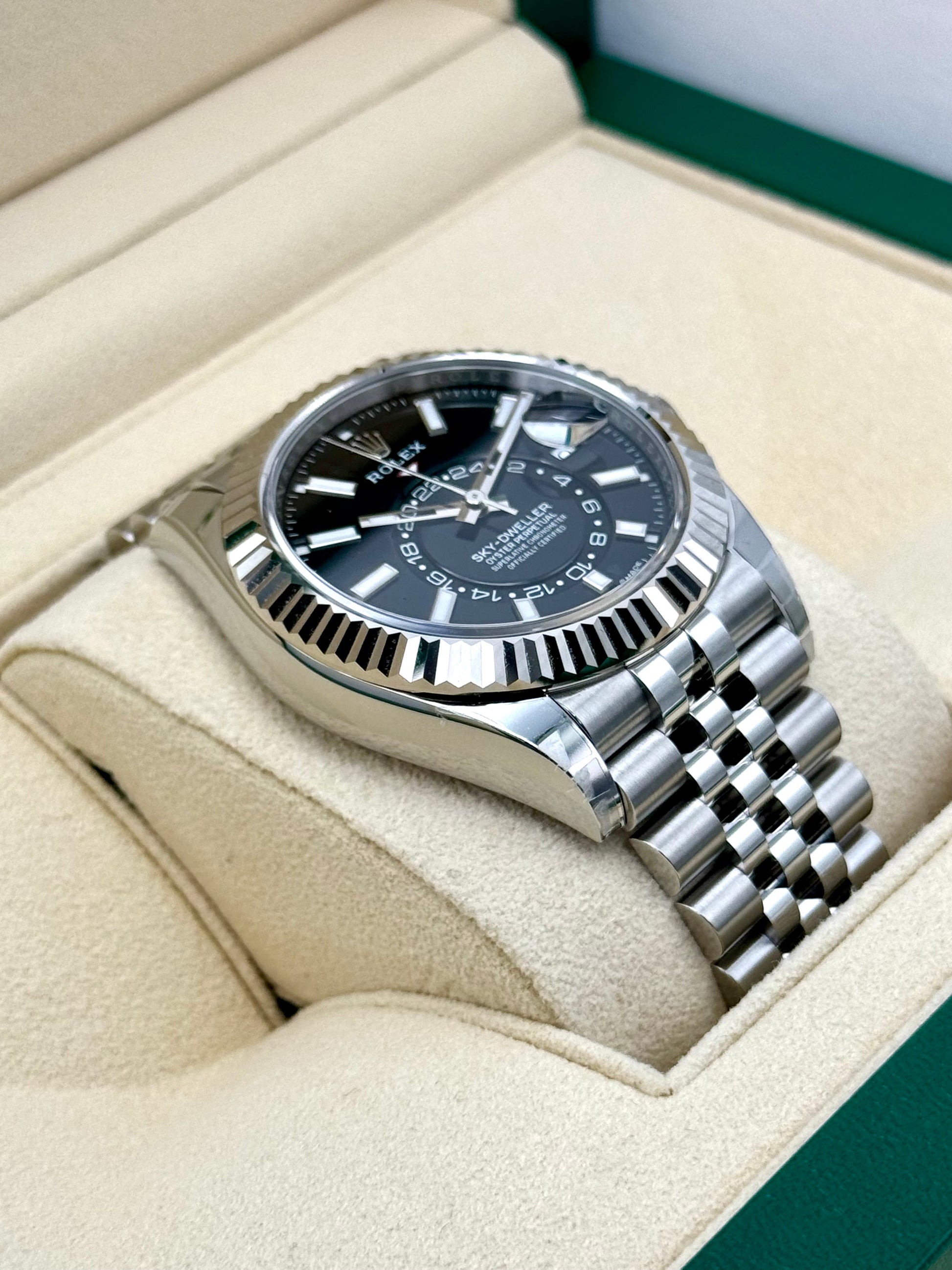 NEW 2024 Rolex Sky-Dweller 42mm 336934 Jubilee Black Dial - MyWatchLLC