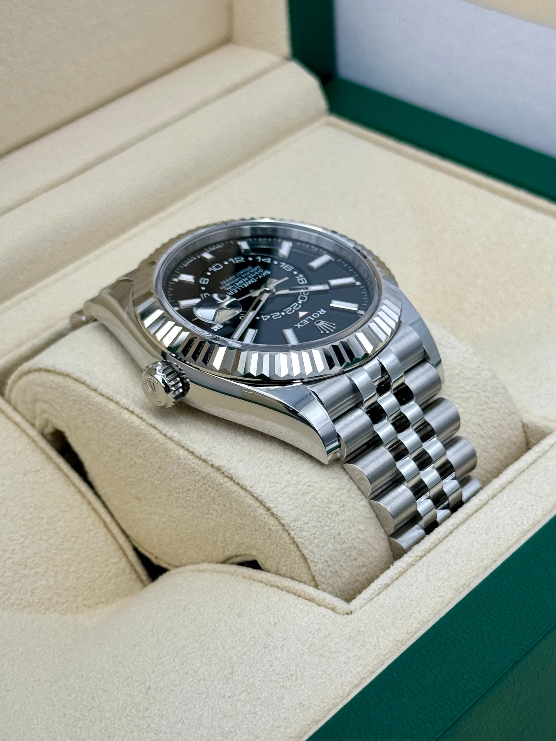 NEW 2024 Rolex Sky-Dweller 42mm 336934 Jubilee Black Dial - MyWatchLLC