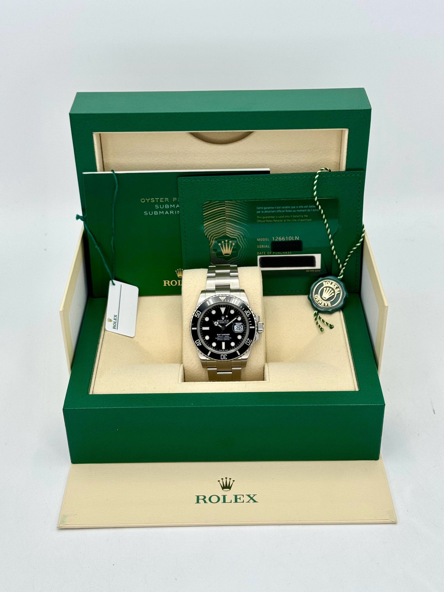 2021 Rolex Submariner 41mm 126610LN Stainless Steel Black Dial - MyWatchLLC