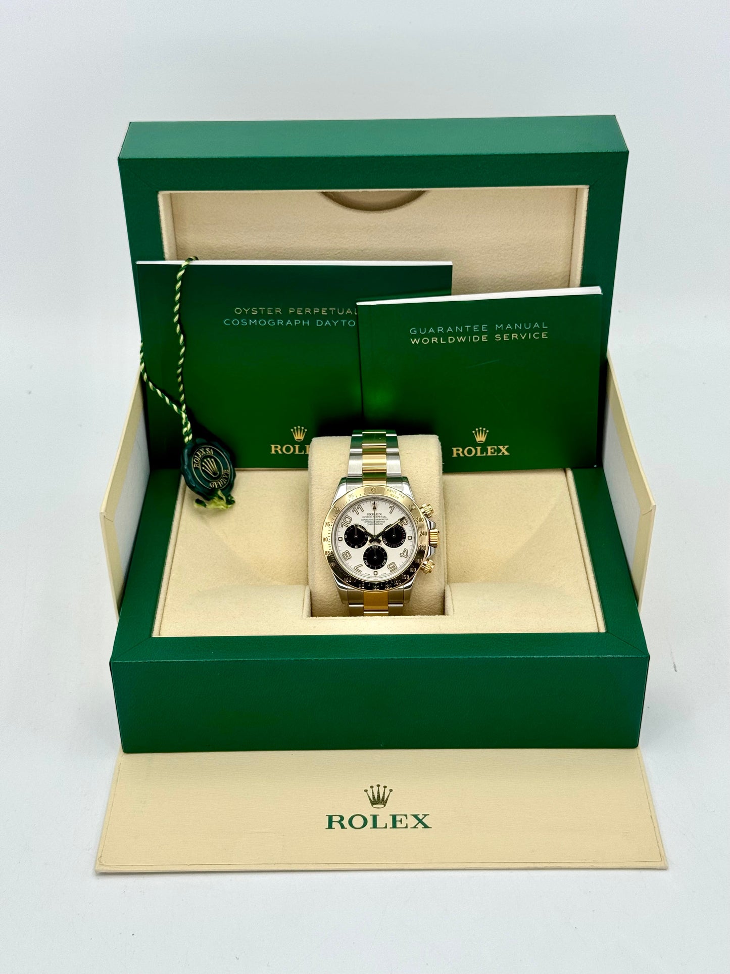 2019 Rolex Daytona 40mm 116523 116523 Panda Arabic Racing Dial - MyWatchLLC