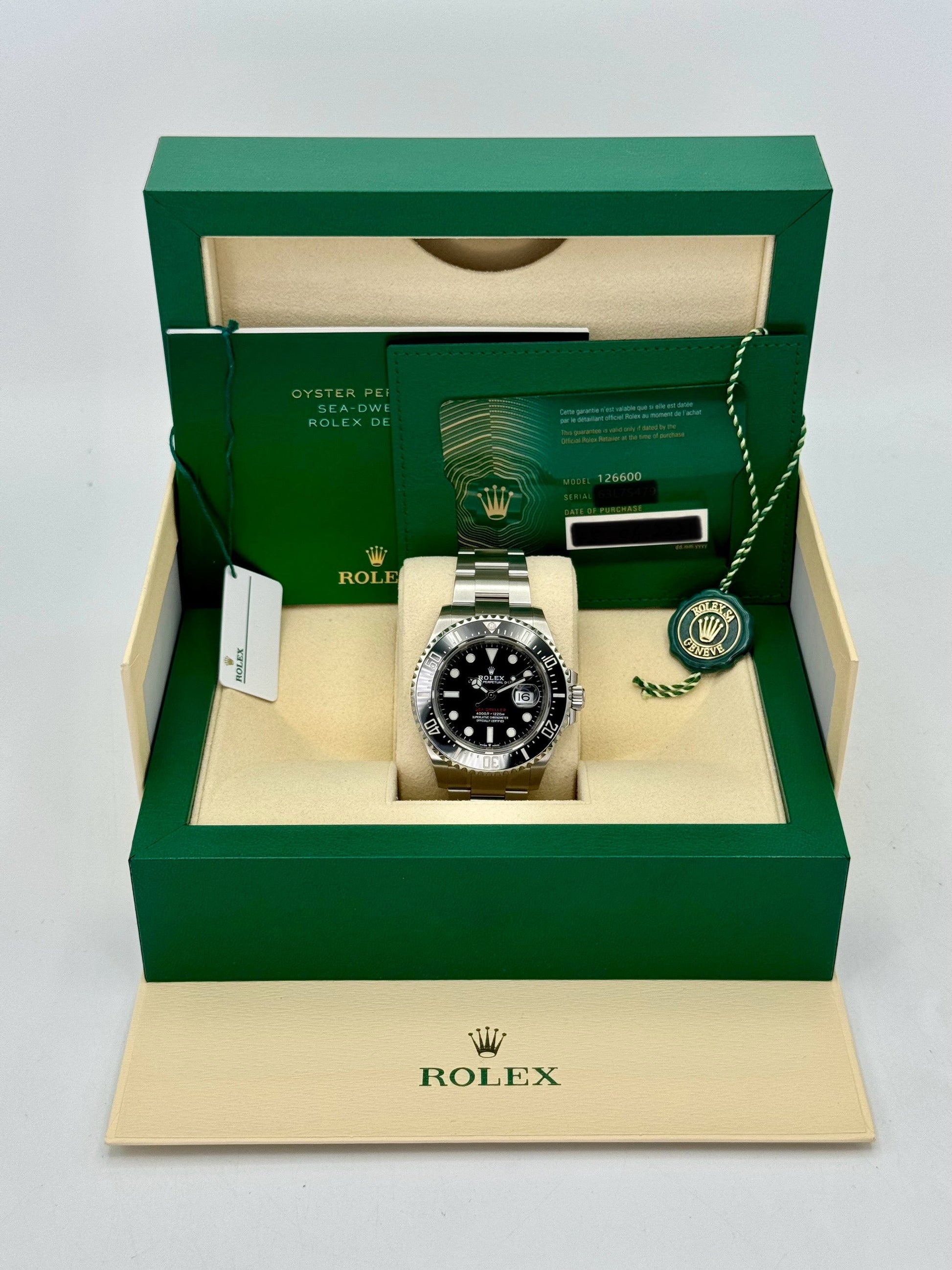 2021 Rolex Sea-Dweller 43mm 126600 Black Dial - MyWatchLLC
