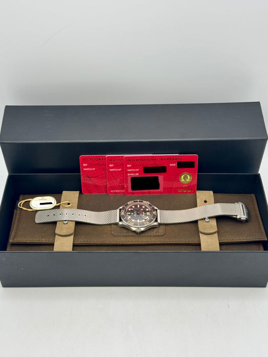 2023 Omega Seamaster Diver 300M 007 42mm Titanium Brown Dial - MyWatchLLC