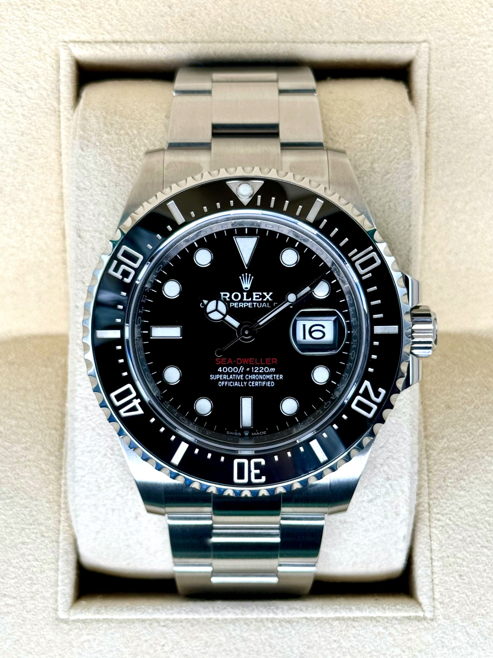 2021 Rolex Sea-Dweller 43mm 126600 Black Dial - MyWatchLLC