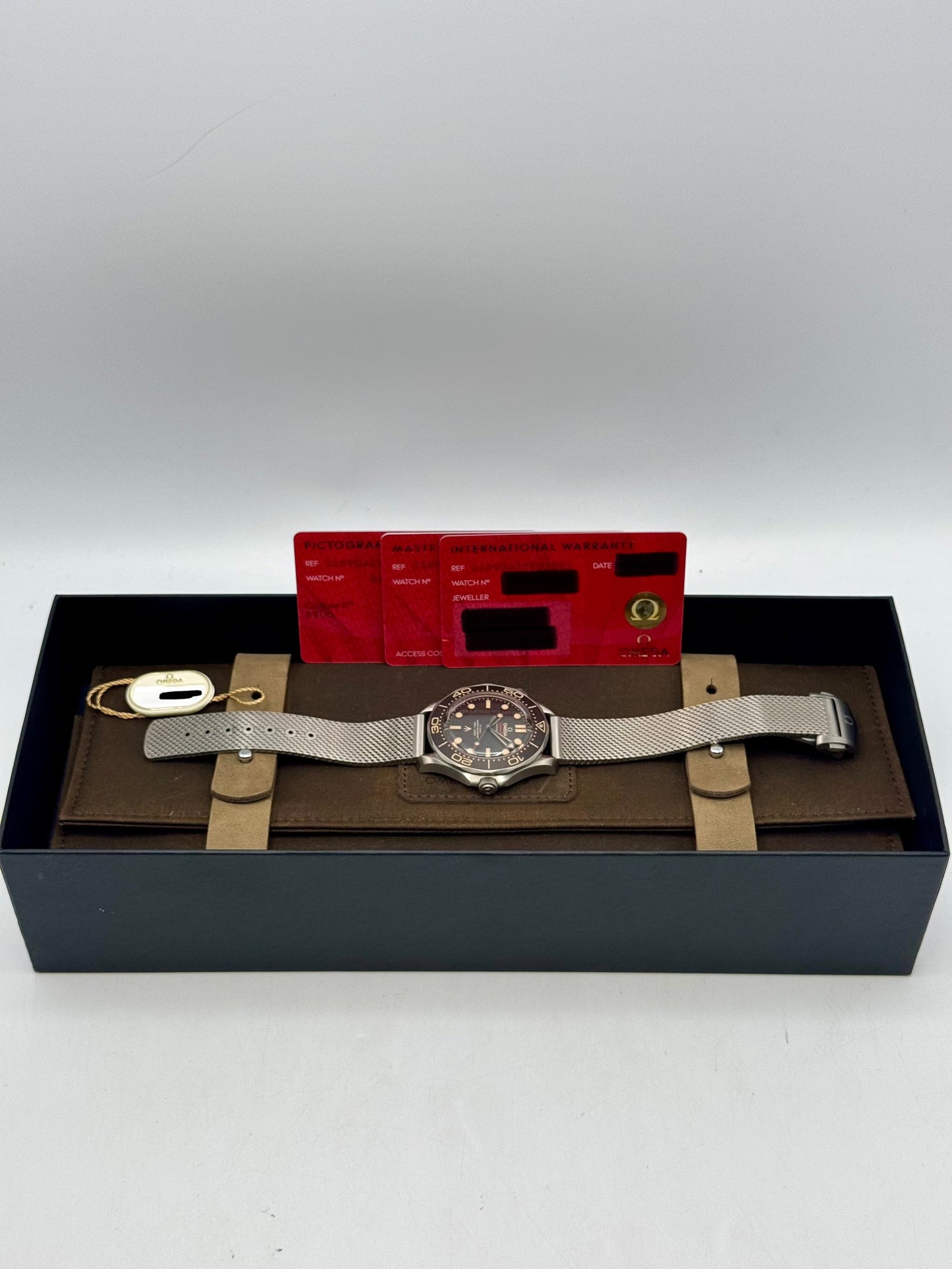 2023 Omega Seamaster Diver 300M 007 42mm Titanium Brown Dial - MyWatchLLC