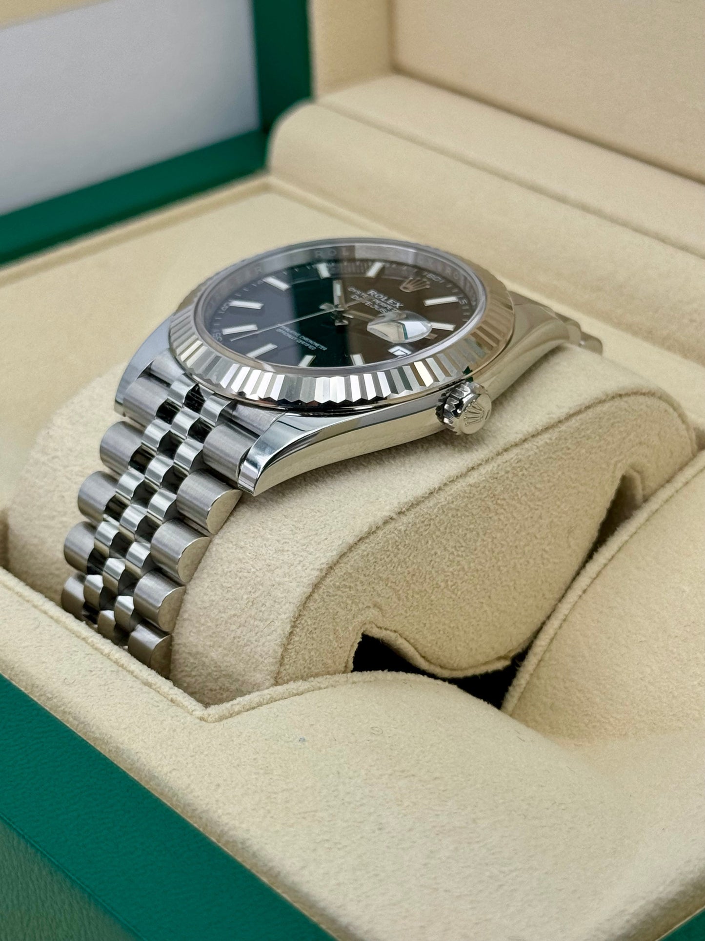 NEW 2023 Rolex Datejust 41mm 126334 Stainless Steel Jubilee Black Dial - MyWatchLLC