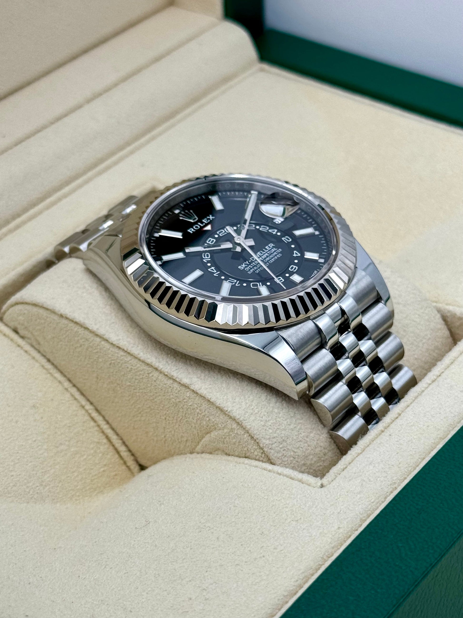 2021 Rolex Sky-Dweller 42mm 326934 Jubilee Black Dial - MyWatchLLC