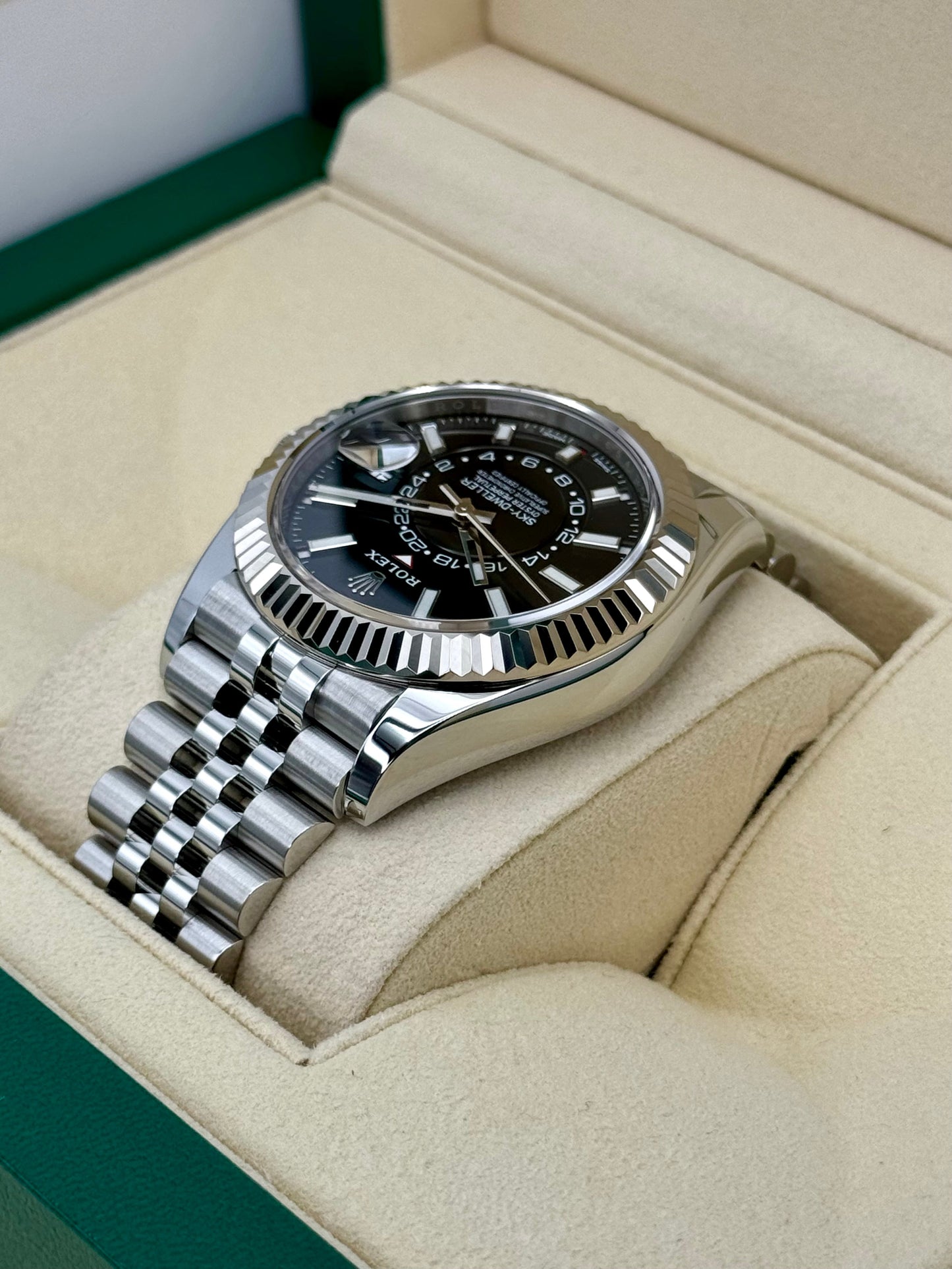 2021 Rolex Sky-Dweller 42mm 326934 Jubilee Black Dial - MyWatchLLC