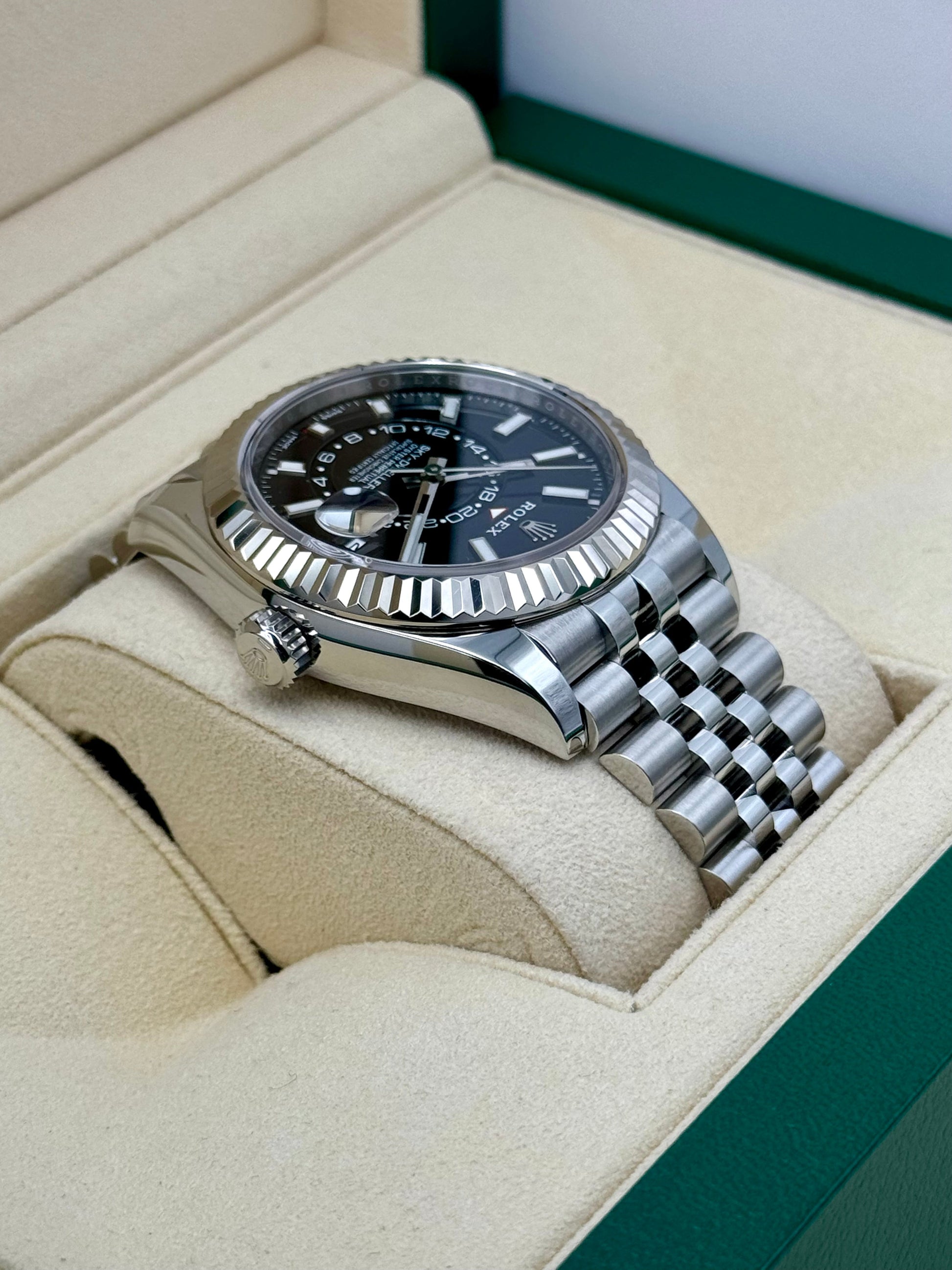 2021 Rolex Sky-Dweller 42mm 326934 Jubilee Black Dial - MyWatchLLC