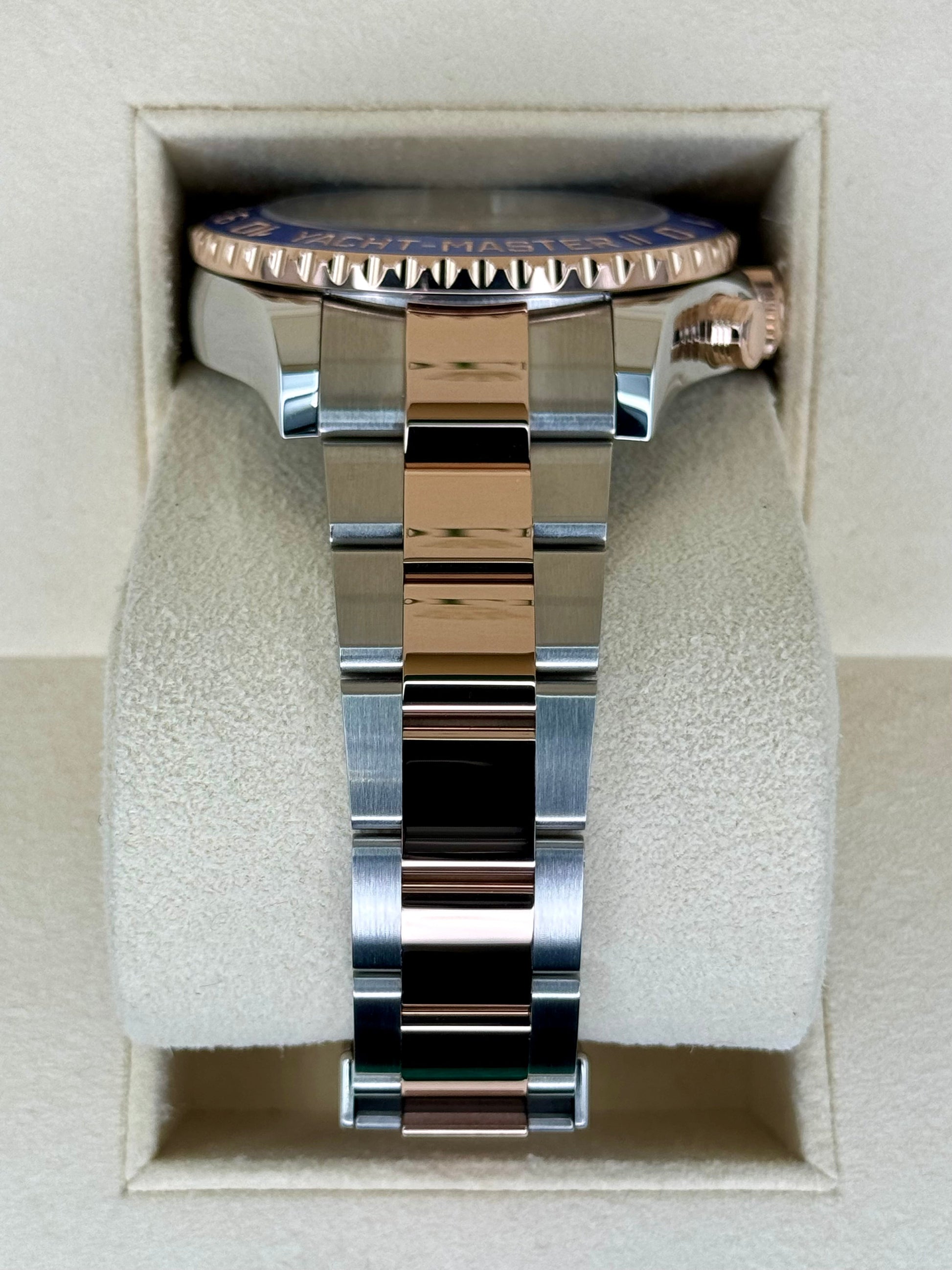 2021 Rolex Yacht-Master II 44mm 116681 Two-Tone White Dial - MyWatchLLC