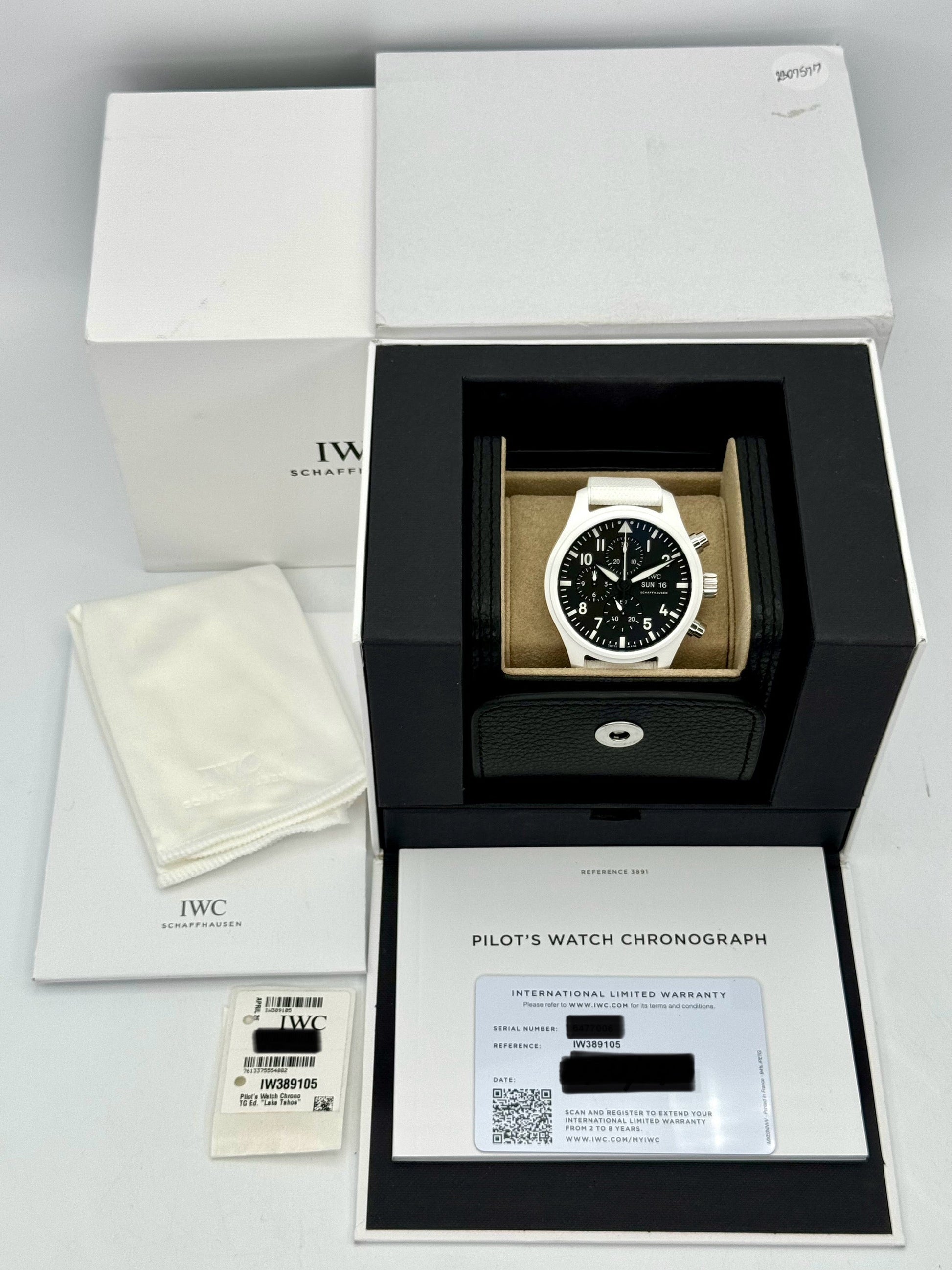 NEW 2024 IWC Pilot’s Chrono IW389105 44.5mm Top Gun Edition Lake Tahoe - MyWatchLLC