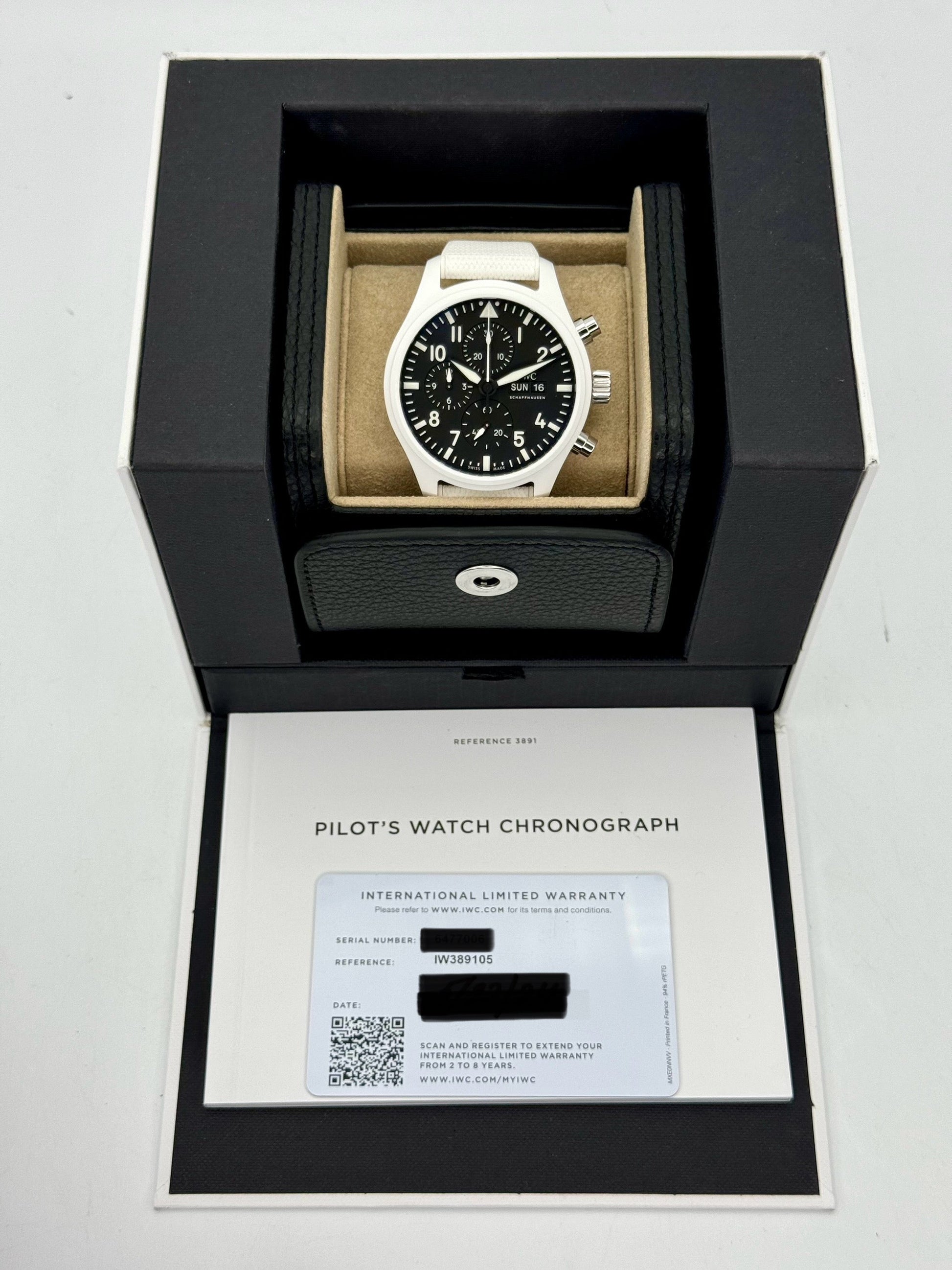 NEW 2024 IWC Pilot’s Chrono IW389105 44.5mm Top Gun Edition Lake Tahoe - MyWatchLLC