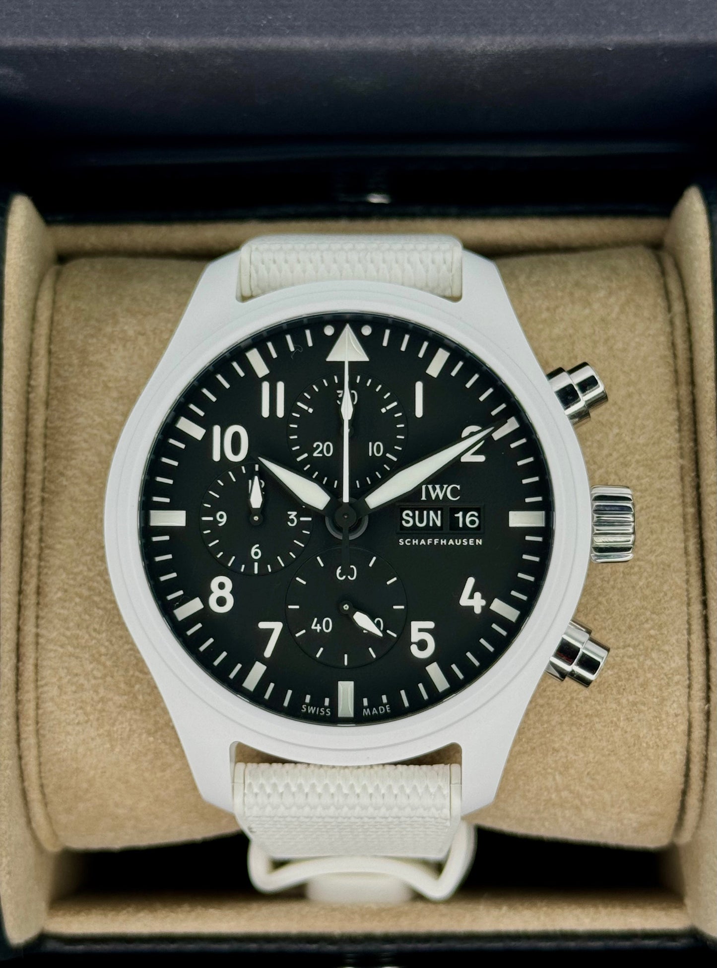 NEW 2024 IWC Pilot’s Chrono IW389105 44.5mm Top Gun Edition Lake Tahoe - MyWatchLLC