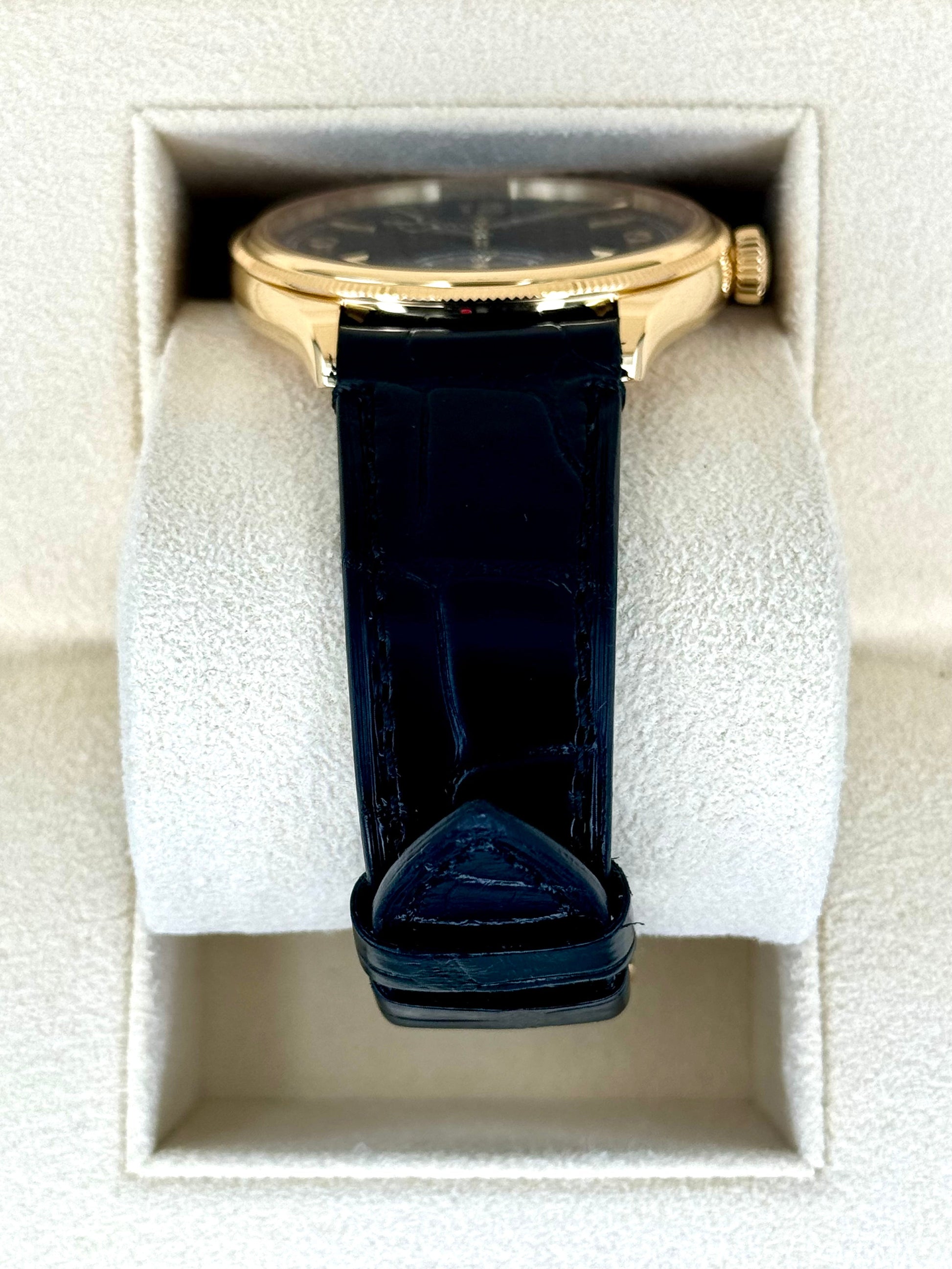 NEW 2024 Rolex 1908 39mm 52508 Yellow Gold Black Dial - MyWatchLLC