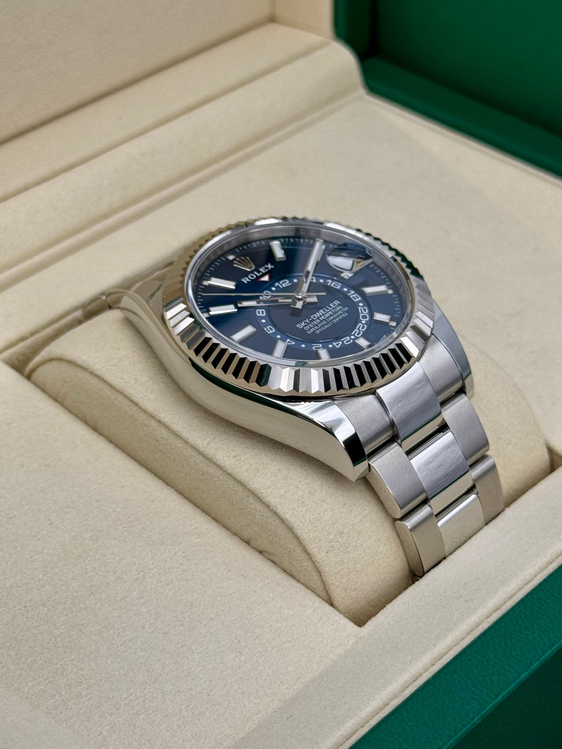 NEW 2025 Rolex Sky-Dweller 42mm 336934 Oyster Blue Dial - MyWatchLLC