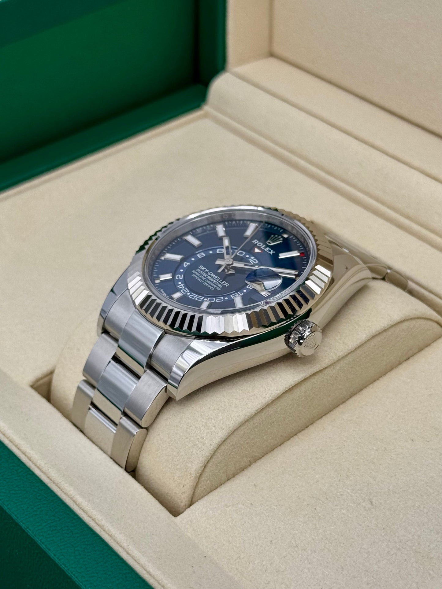 NEW 2025 Rolex Sky-Dweller 42mm 336934 Oyster Blue Dial - MyWatchLLC