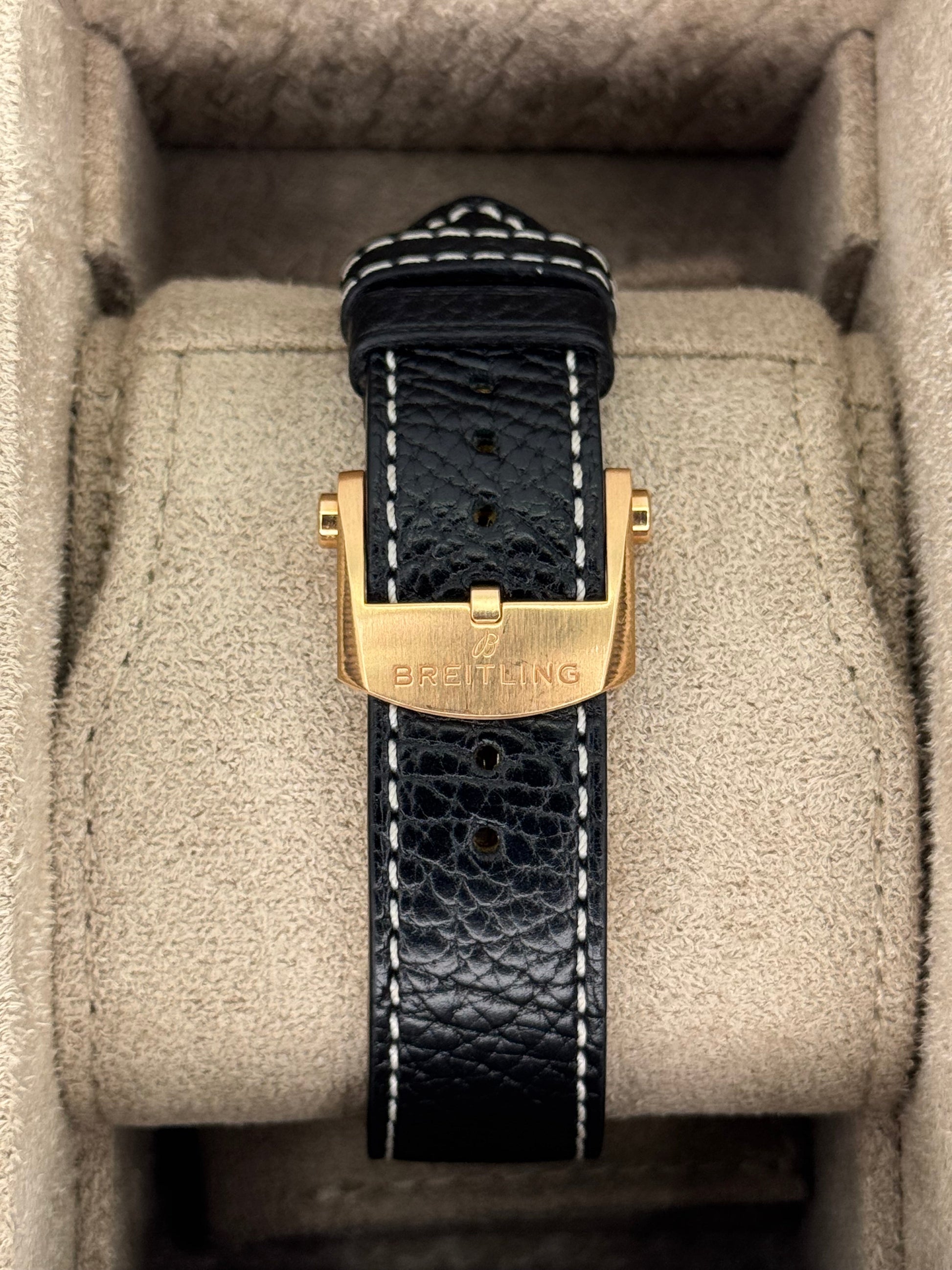 Breitling Top Time B01 41mm RB0176 Rose Gold Brown Dial - MyWatchLLC