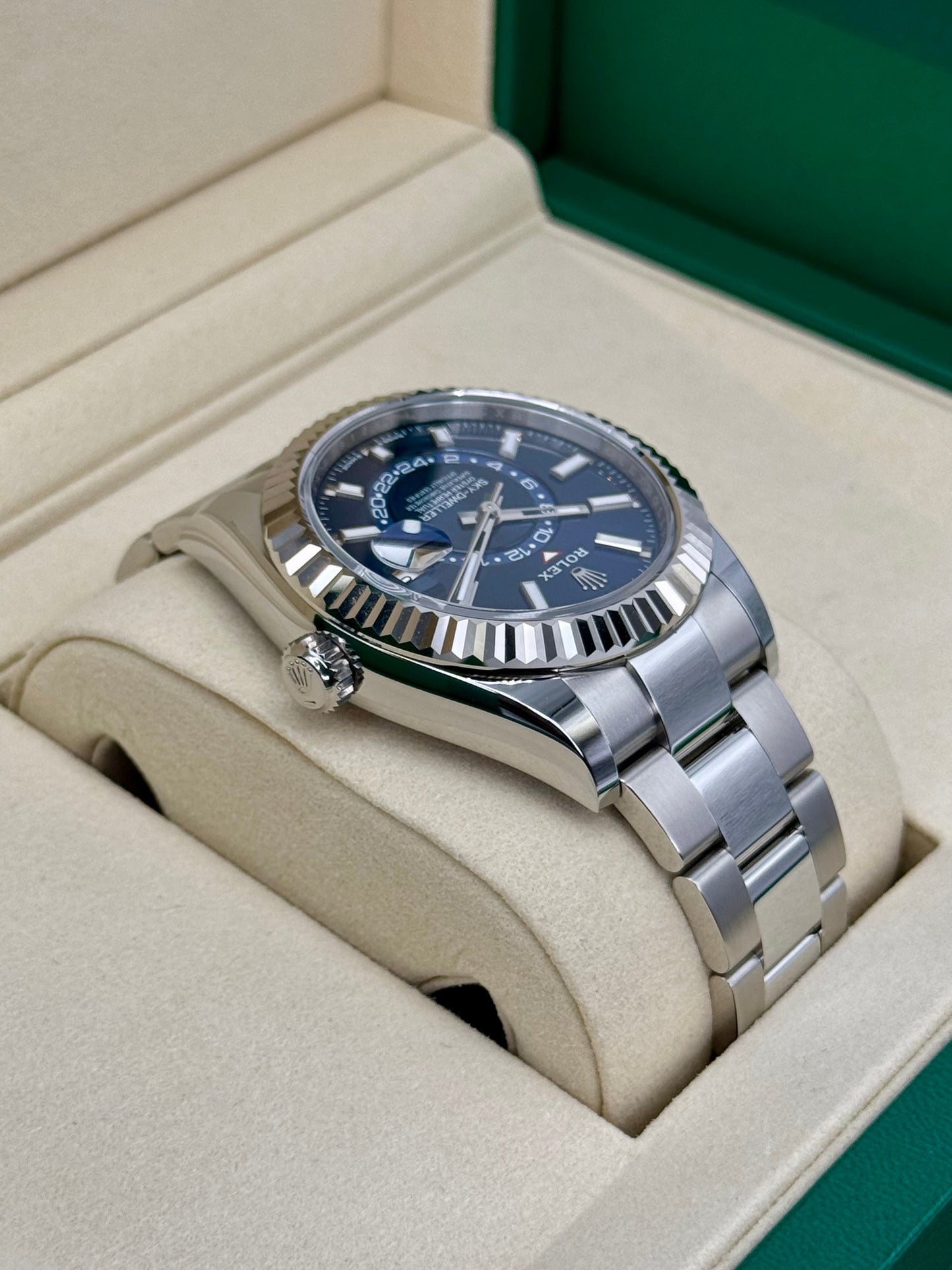 NEW 2025 Rolex Sky-Dweller 42mm 336934 Oyster Blue Dial - MyWatchLLC