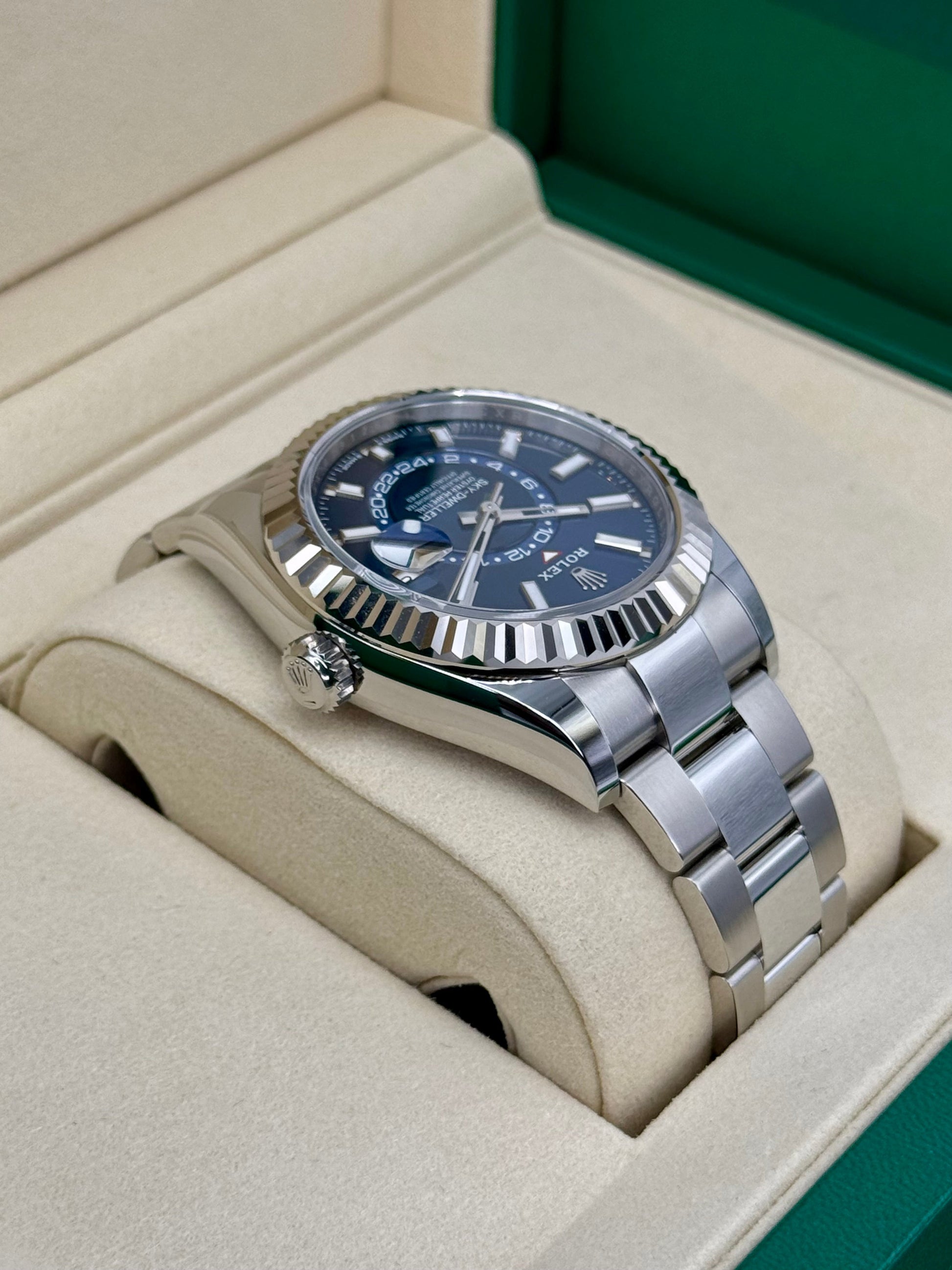 NEW 2025 Rolex Sky-Dweller 42mm 336934 Oyster Blue Dial - MyWatchLLC