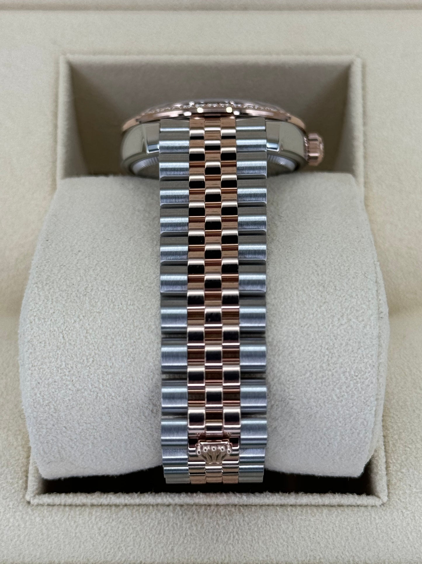 NEW 2023 Datejust 31mm 278381RBR Two-Tone Rose 10 Diamond Dial - MyWatchLLC