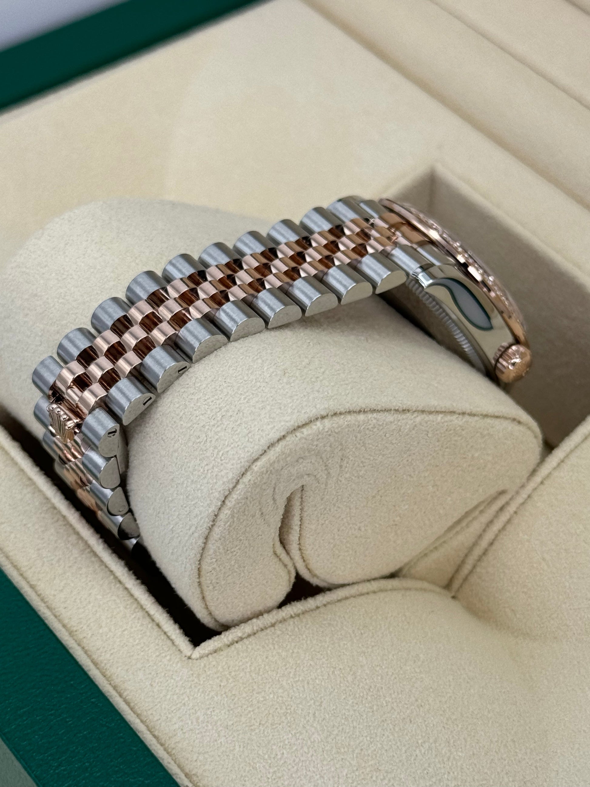 NEW 2023 Datejust 31mm 278381RBR Two-Tone Rose 10 Diamond Dial - MyWatchLLC