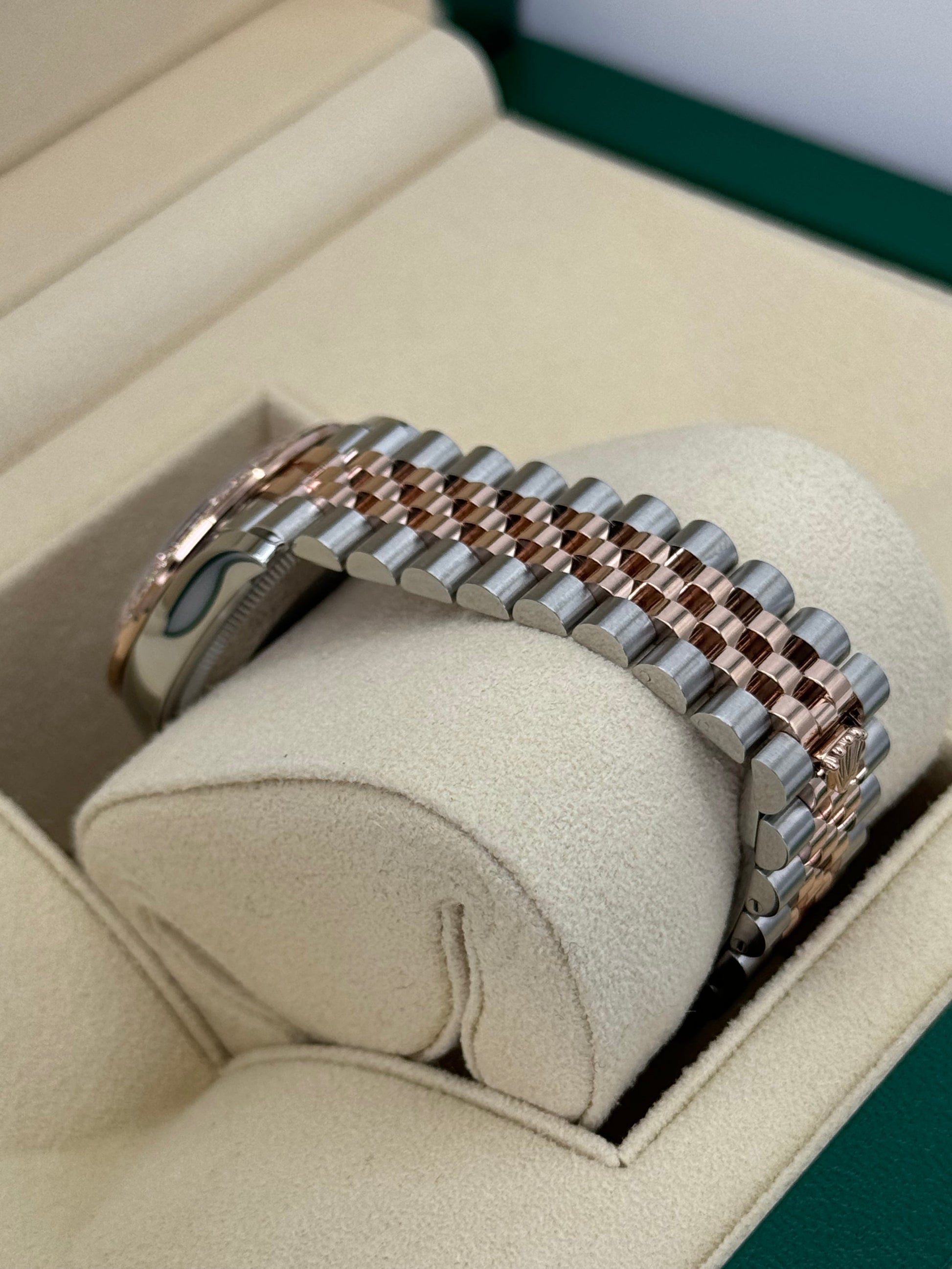 NEW 2023 Datejust 31mm 278381RBR Two-Tone Rose 10 Diamond Dial - MyWatchLLC