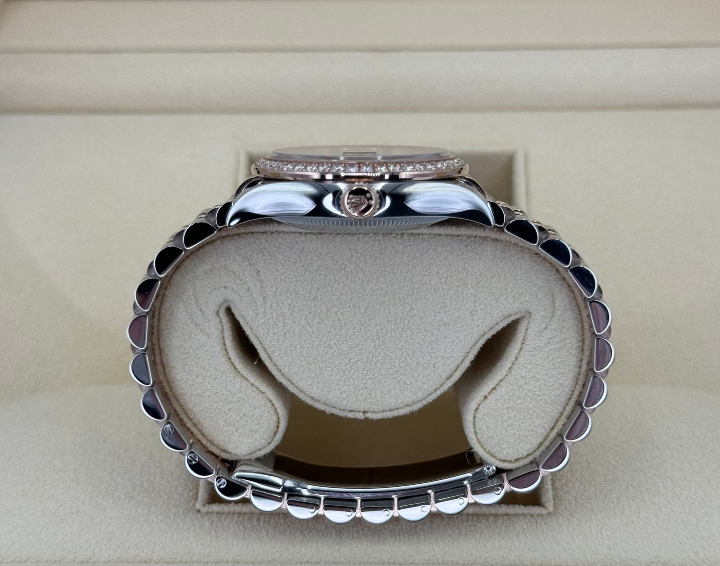 NEW 2023 Datejust 31mm 278381RBR Two-Tone Rose 10 Diamond Dial - MyWatchLLC