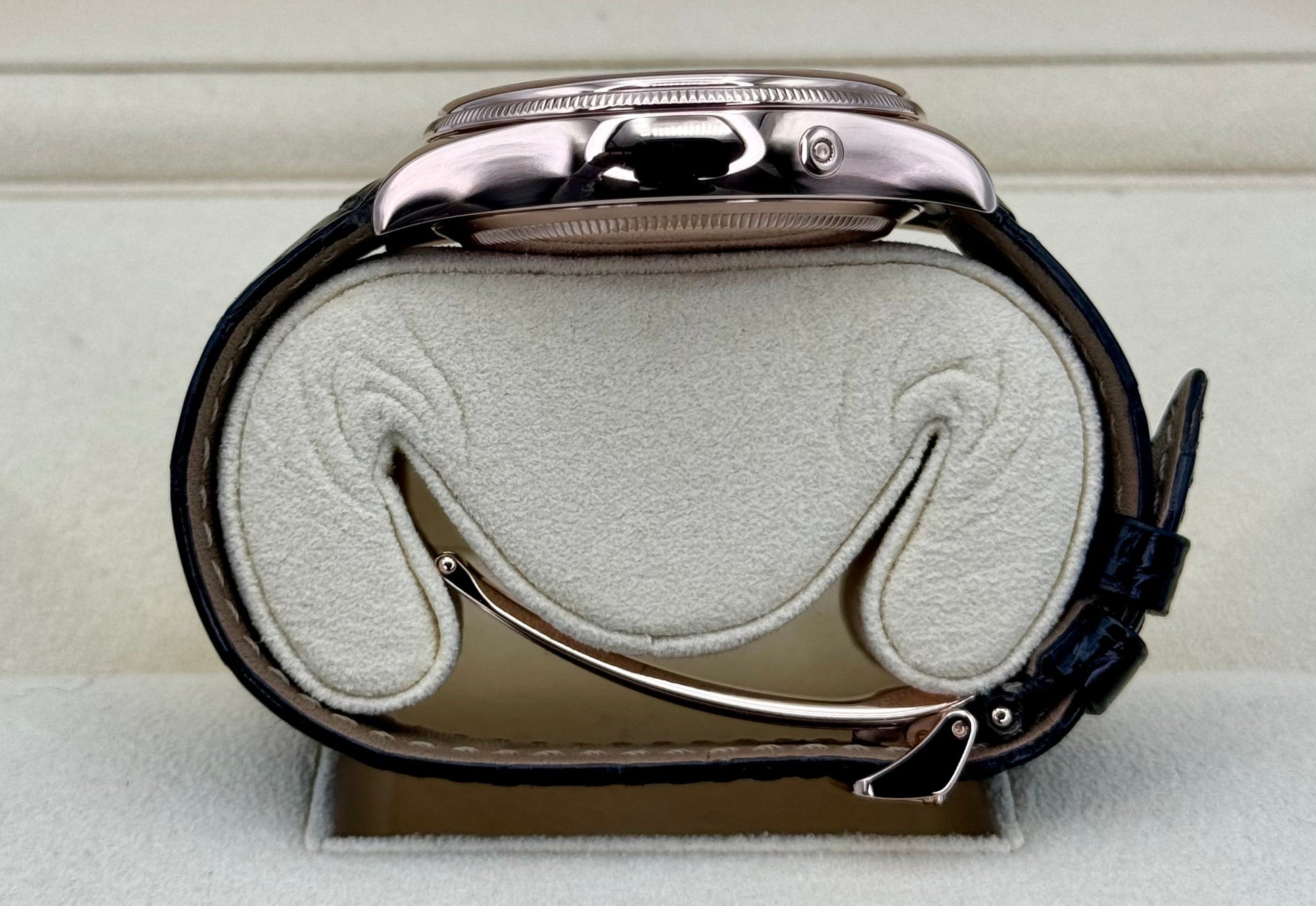 2018 Rolex Cellini Moonphase 39mm 50535 Rose Gold White Dial - MyWatchLLC