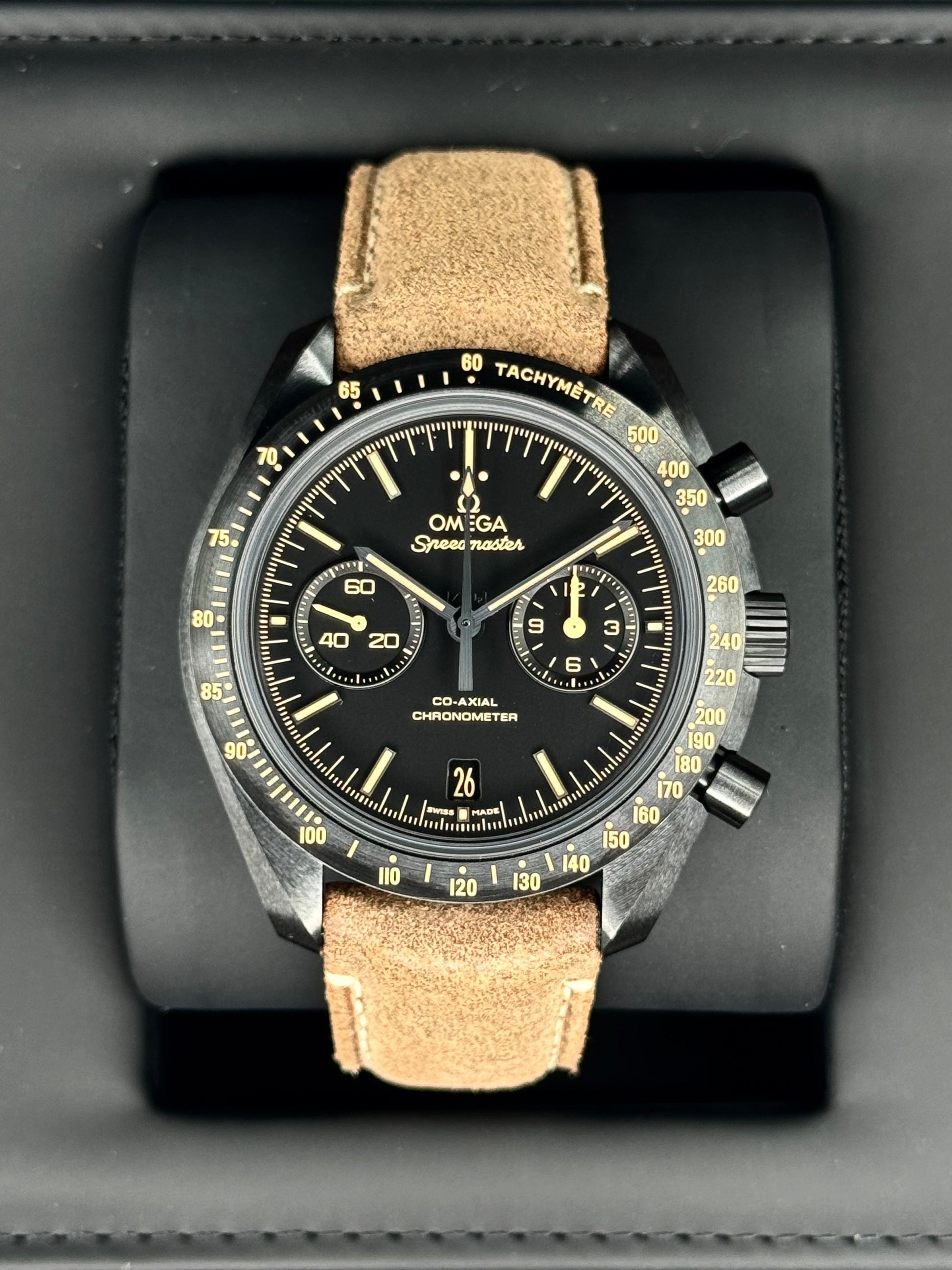 NEW 2024 Omega Speedmaster 311.92.44.51.01.006 Dark Side of the Moon - MyWatchLLC