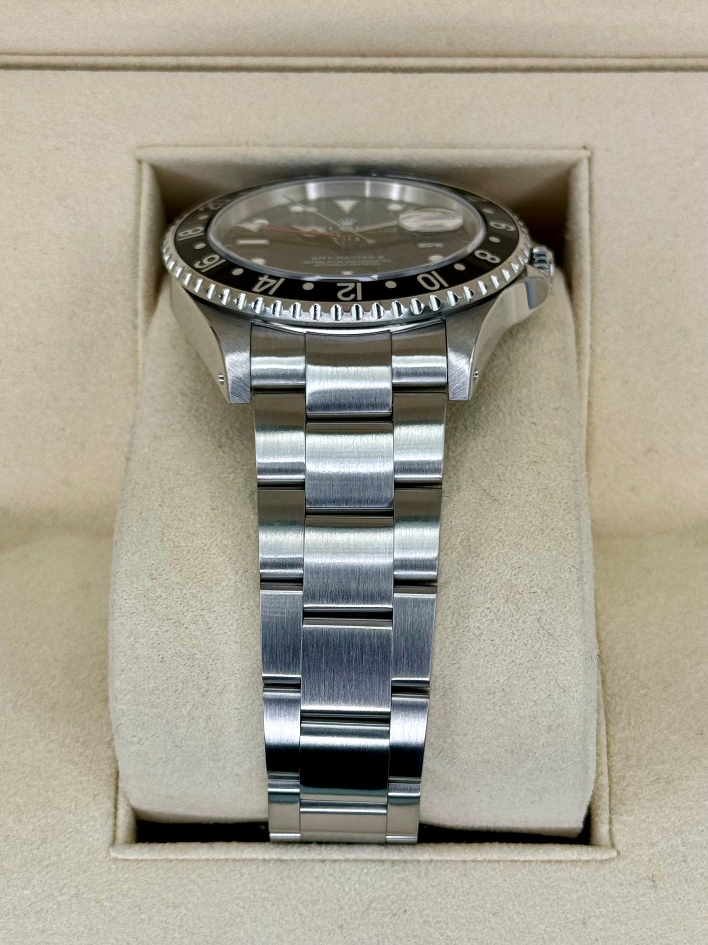 2003 Rolex GMT-Master II 40mm 16710LN Stainless Steel Black Dial - MyWatchLLC