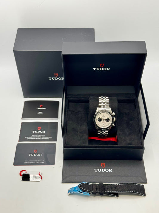 2024 Tudor Black Bay Chrono 41mm 79360N Opaline Panda Dial - MyWatchLLC